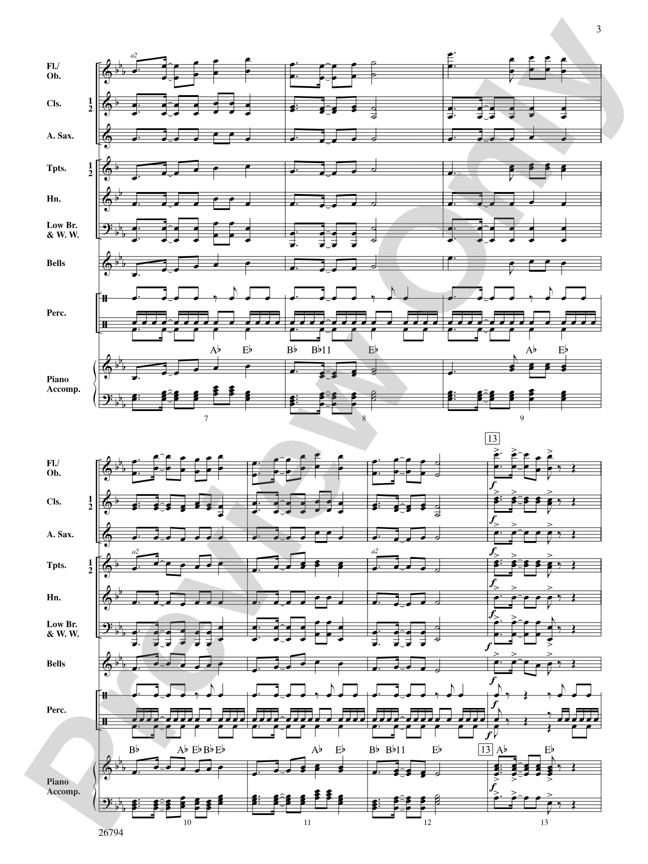 African Spirit Dance: Score