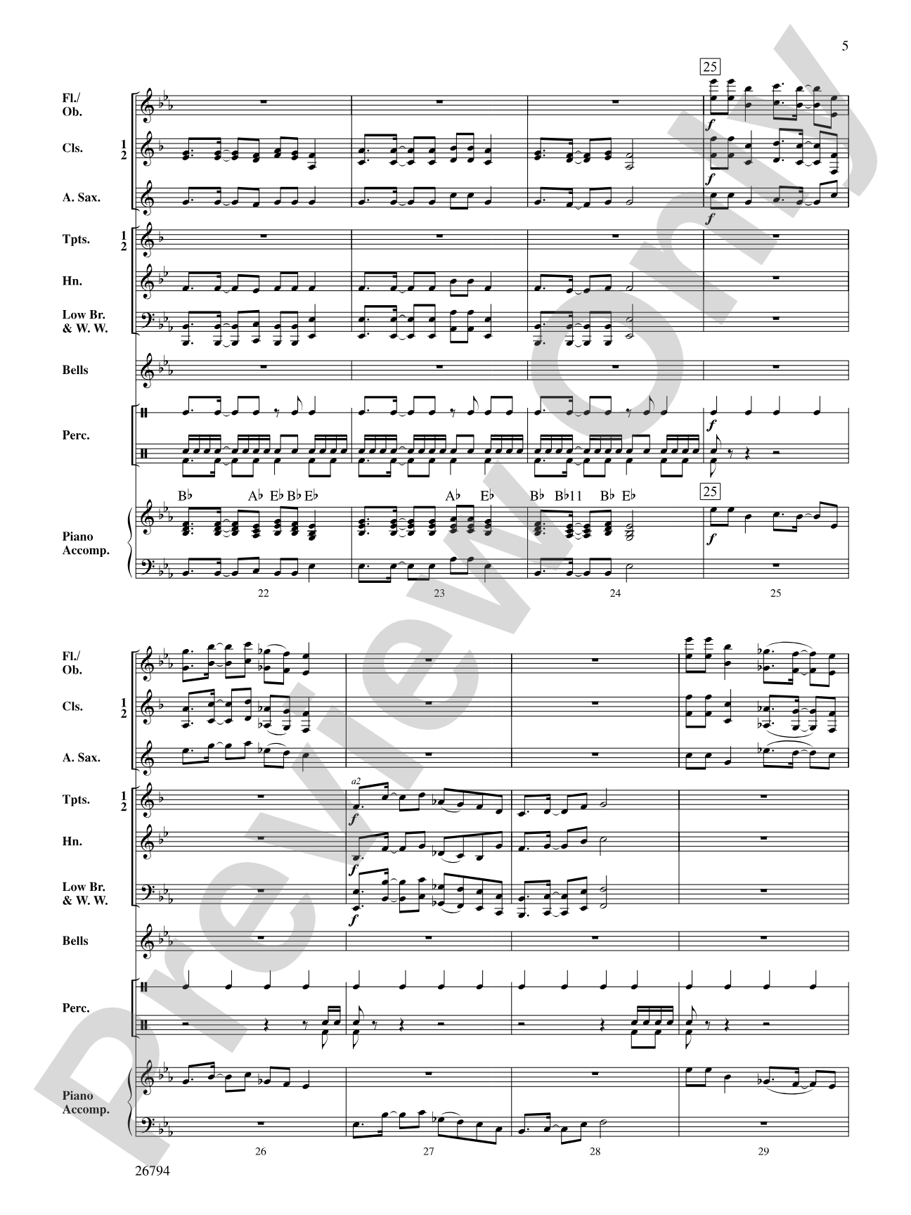 African Spirit Dance: Score