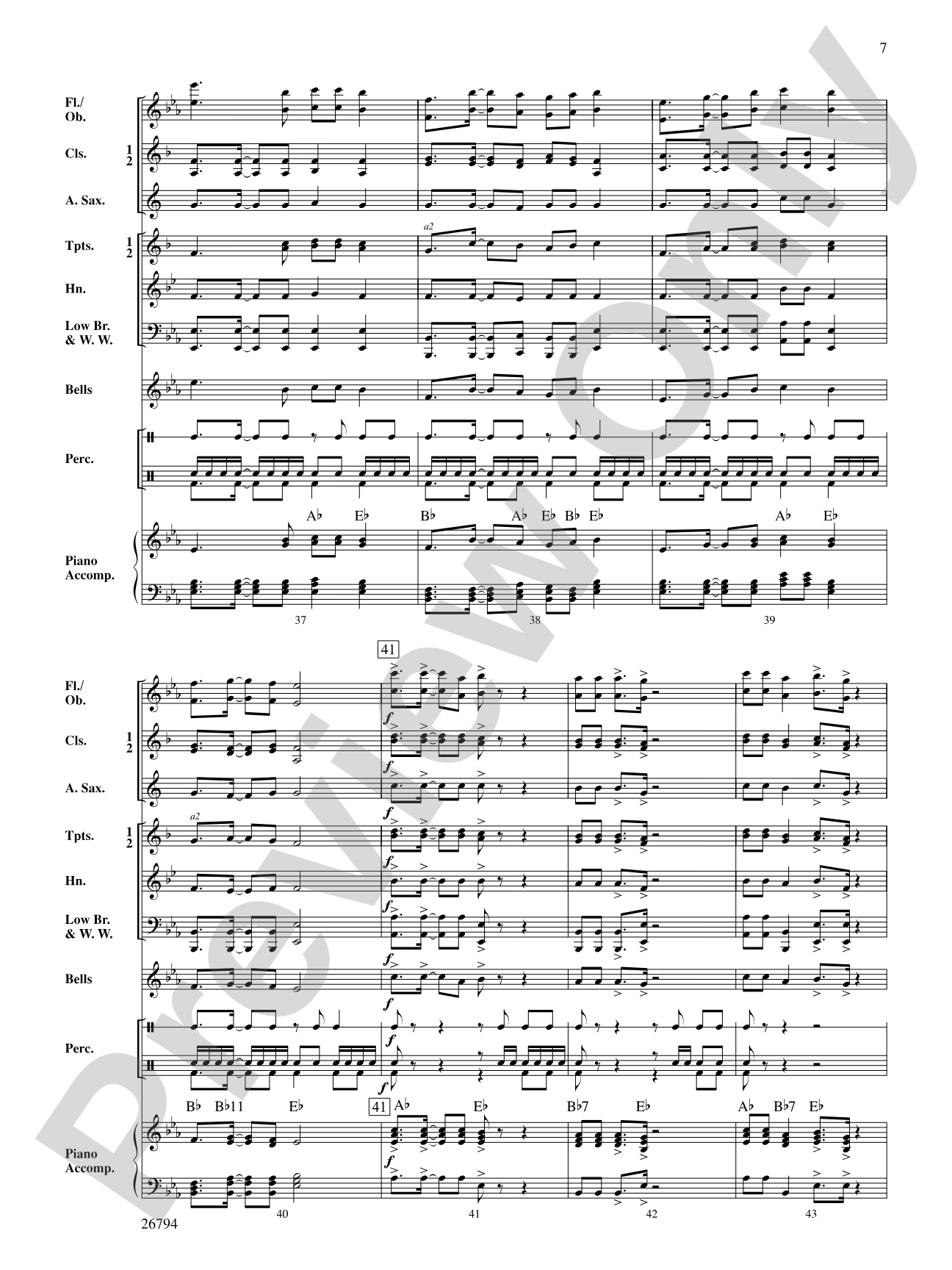 African Spirit Dance: Score