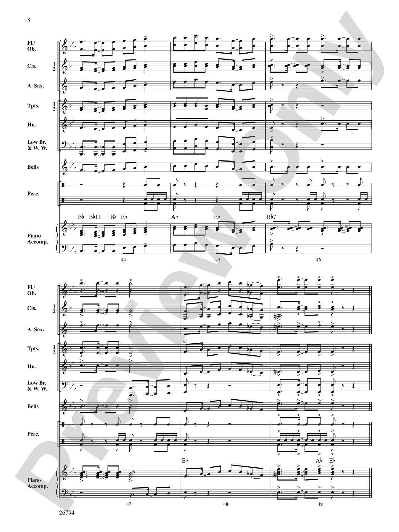 African Spirit Dance: Score