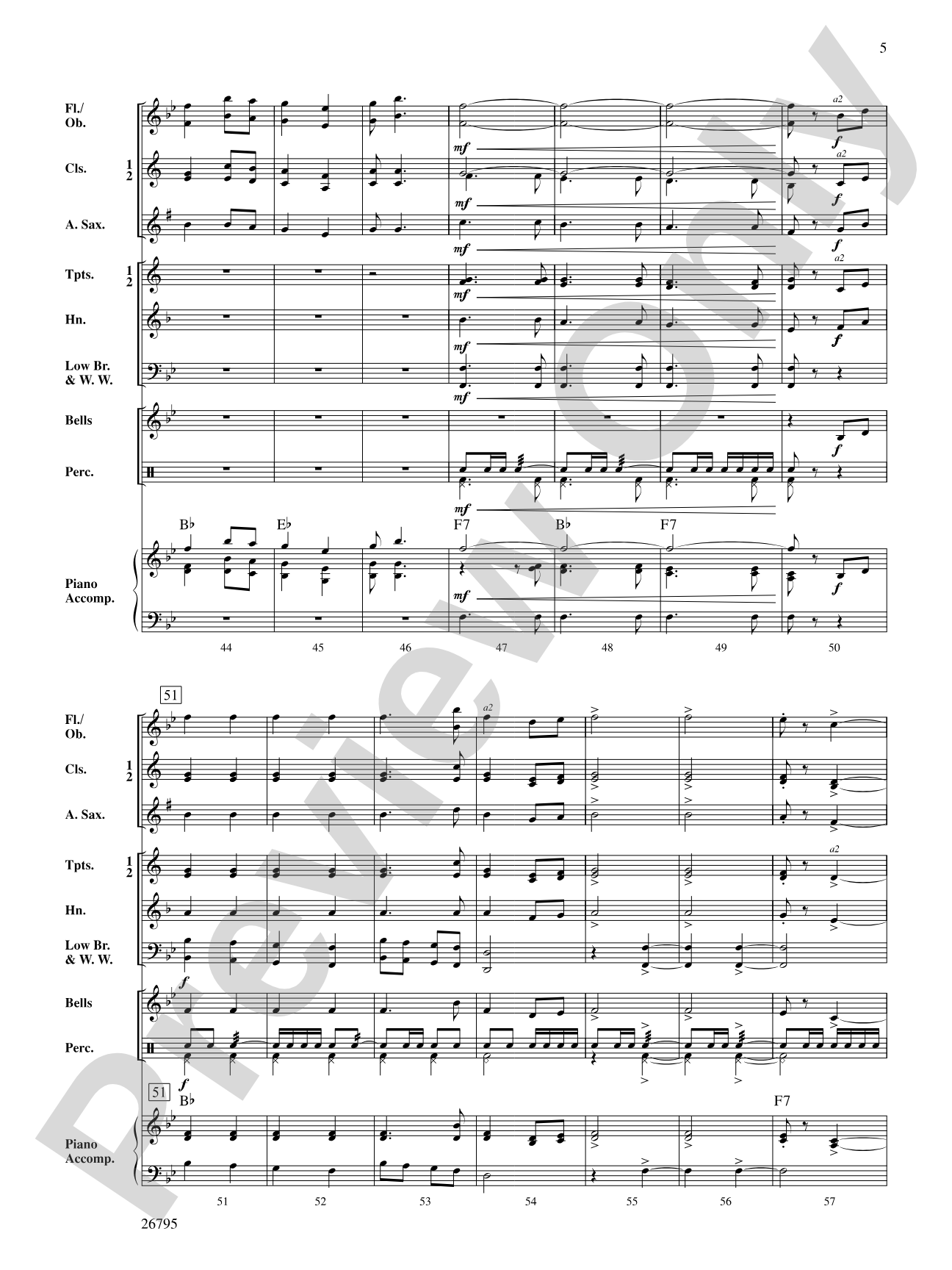 Marching Marines: Concert Band Conductor Score & Parts