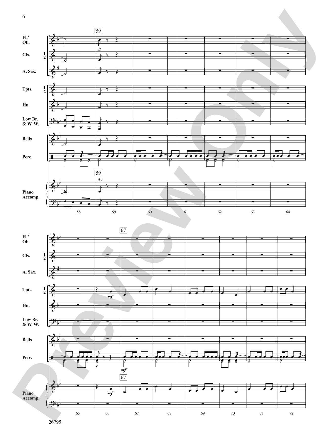 Marching Marines: Concert Band Conductor Score & Parts