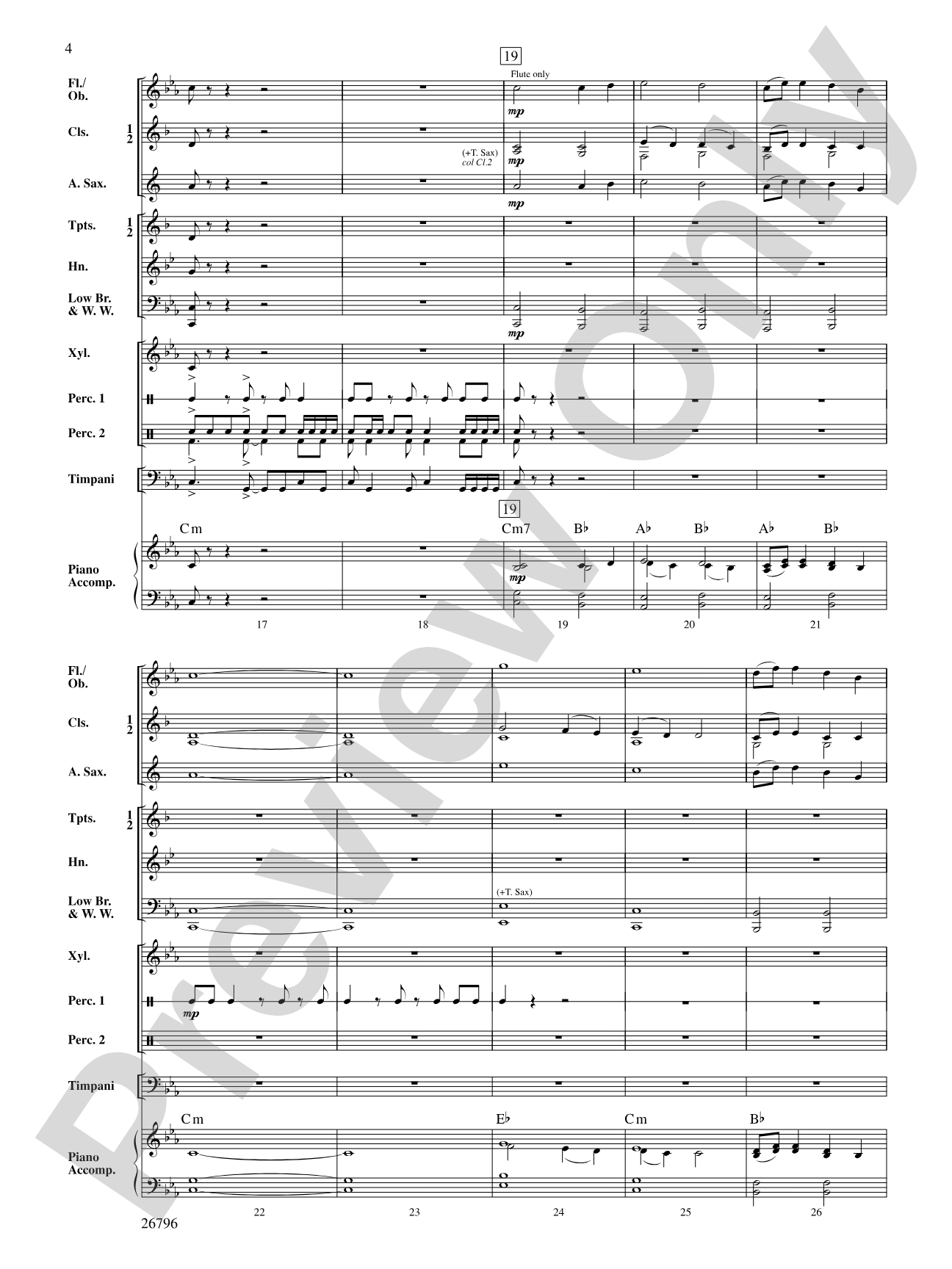 Temple of Sinawava: Concert Band Conductor Score & Parts