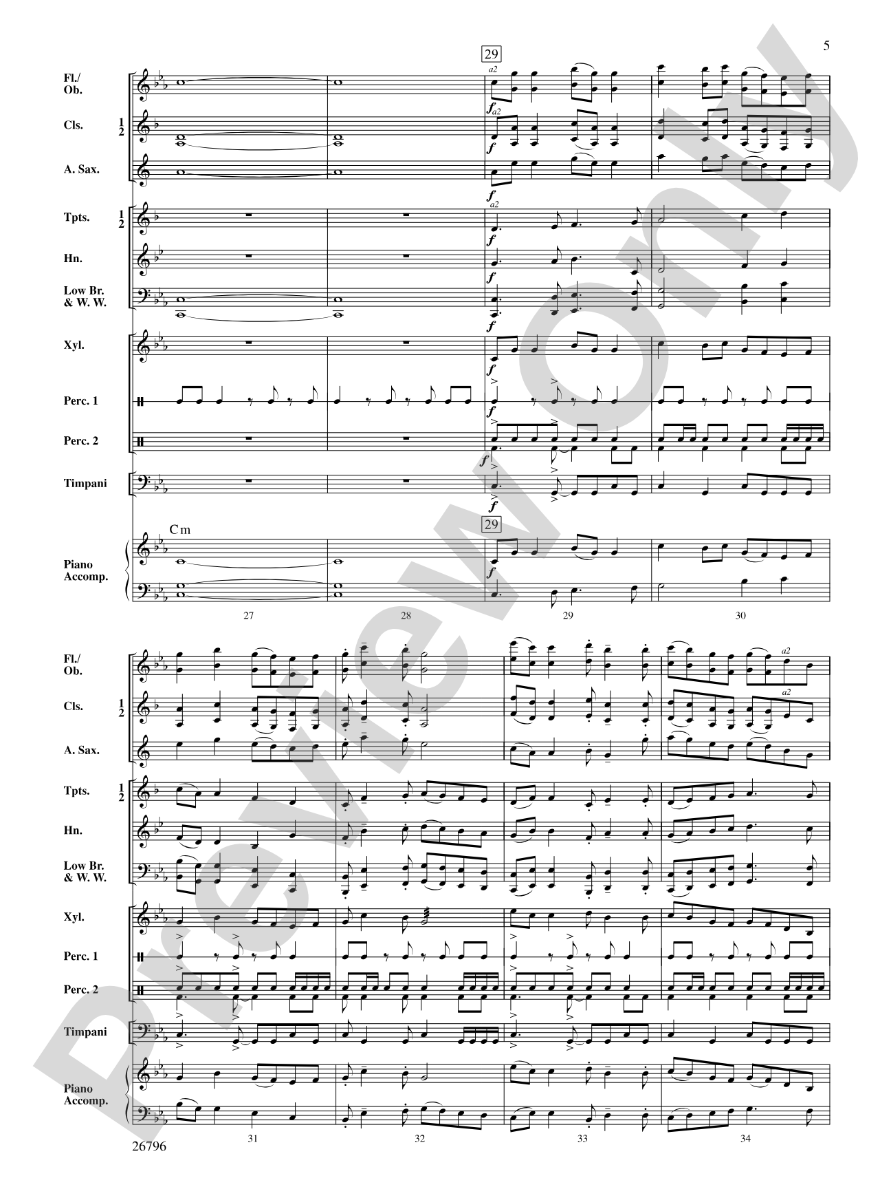 Temple of Sinawava: Concert Band Conductor Score & Parts