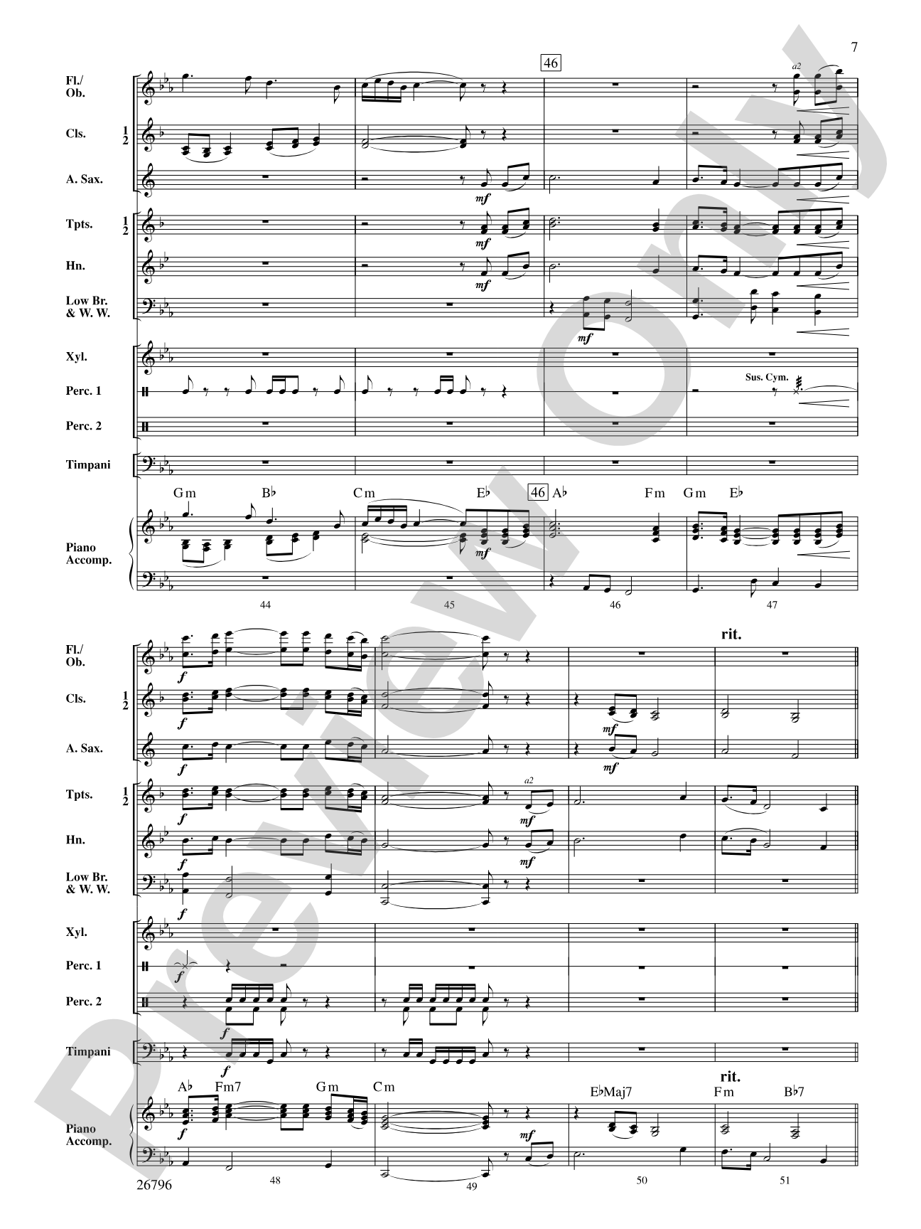 Temple of Sinawava: Concert Band Conductor Score & Parts
