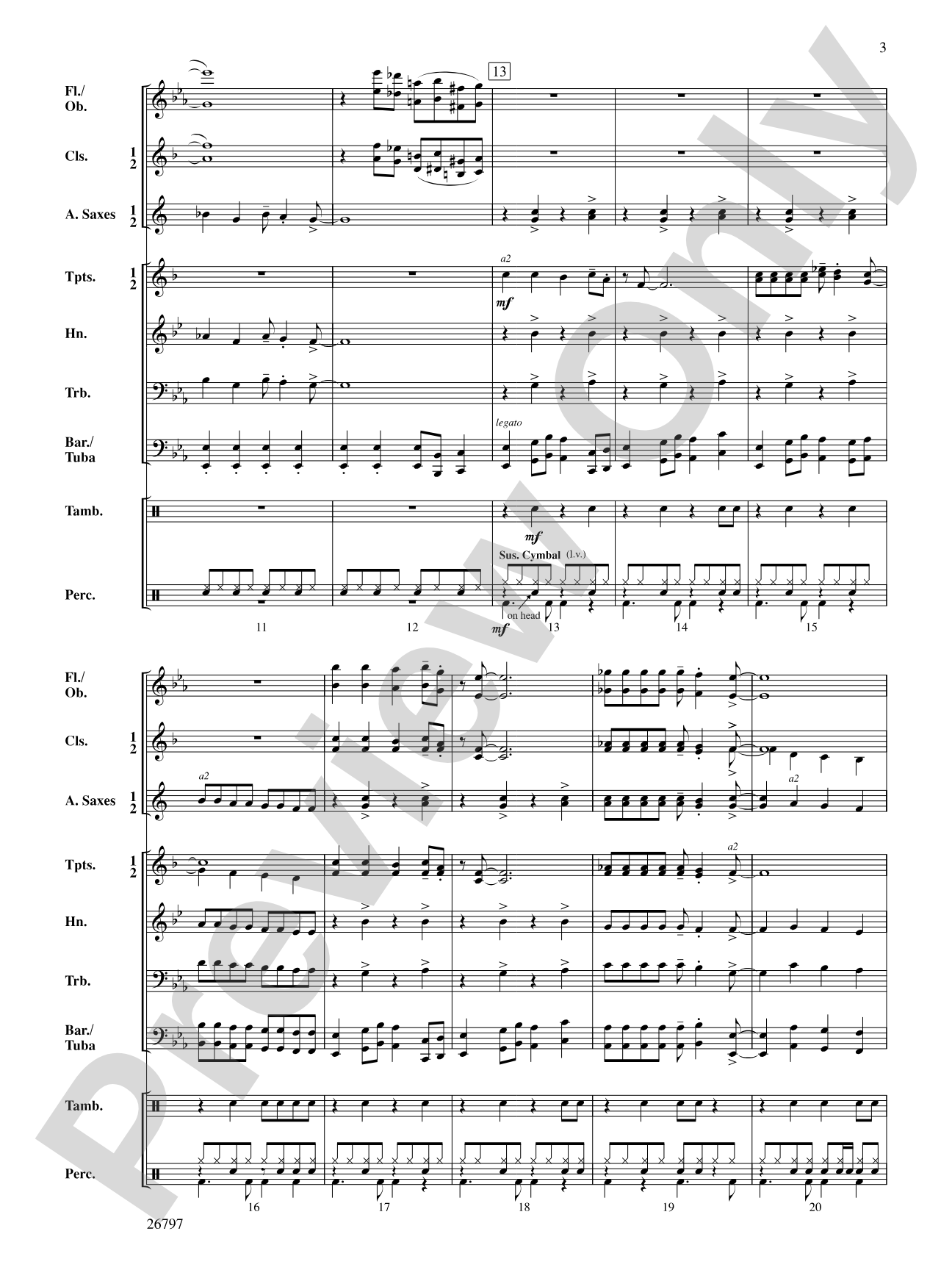 Soul Express: Concert Band Conductor Score & Parts
