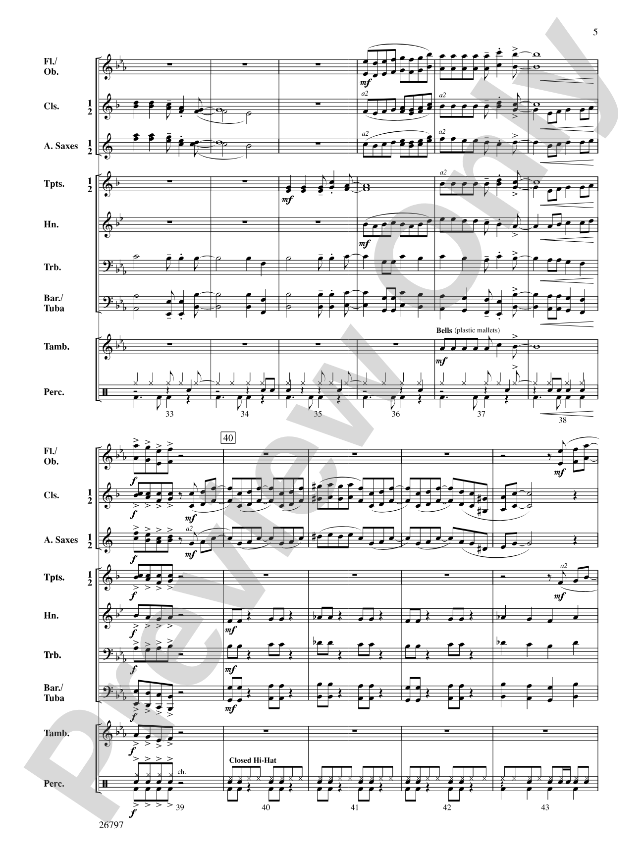 Soul Express: Concert Band Conductor Score & Parts