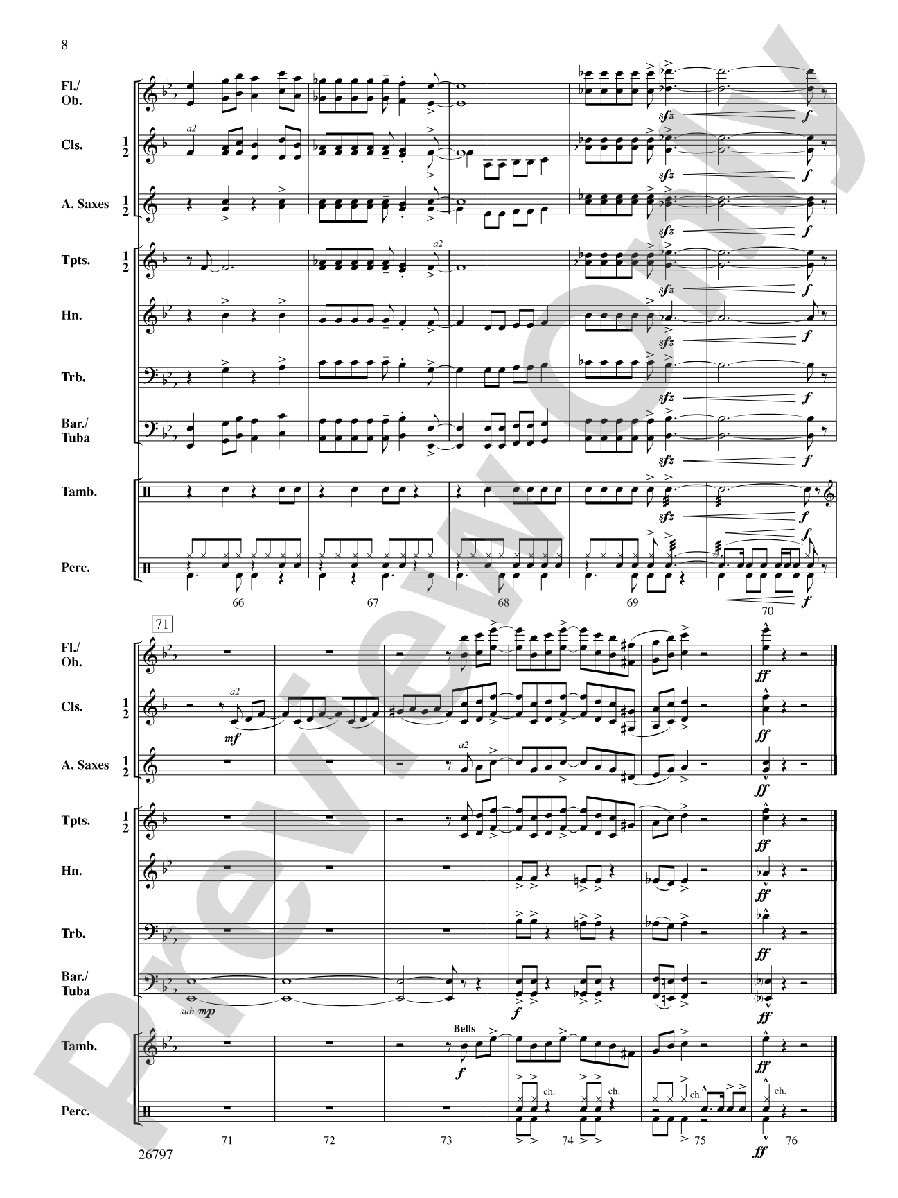 Soul Express: Concert Band Conductor Score & Parts