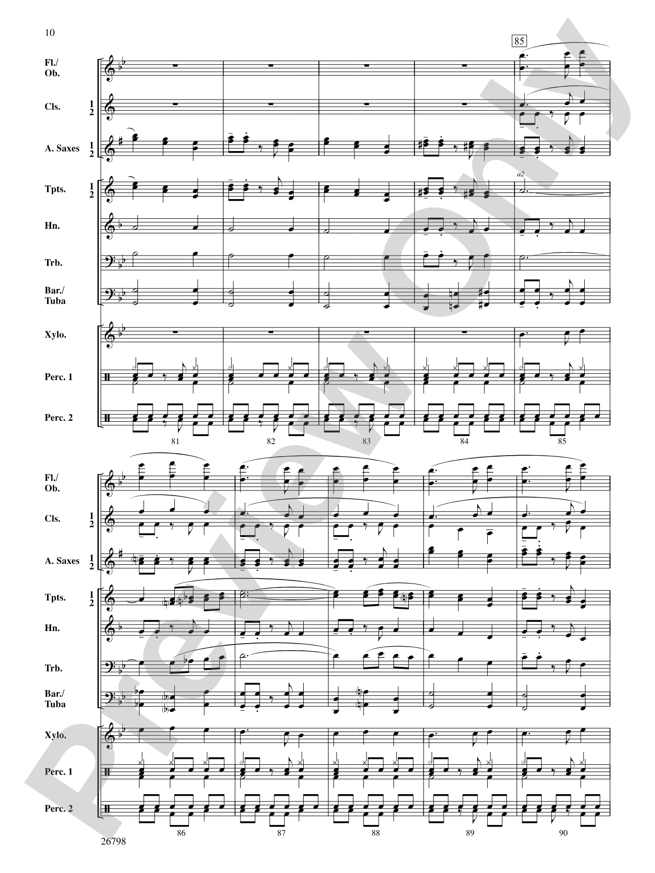 Misterioso: Concert Band Conductor Score & Parts