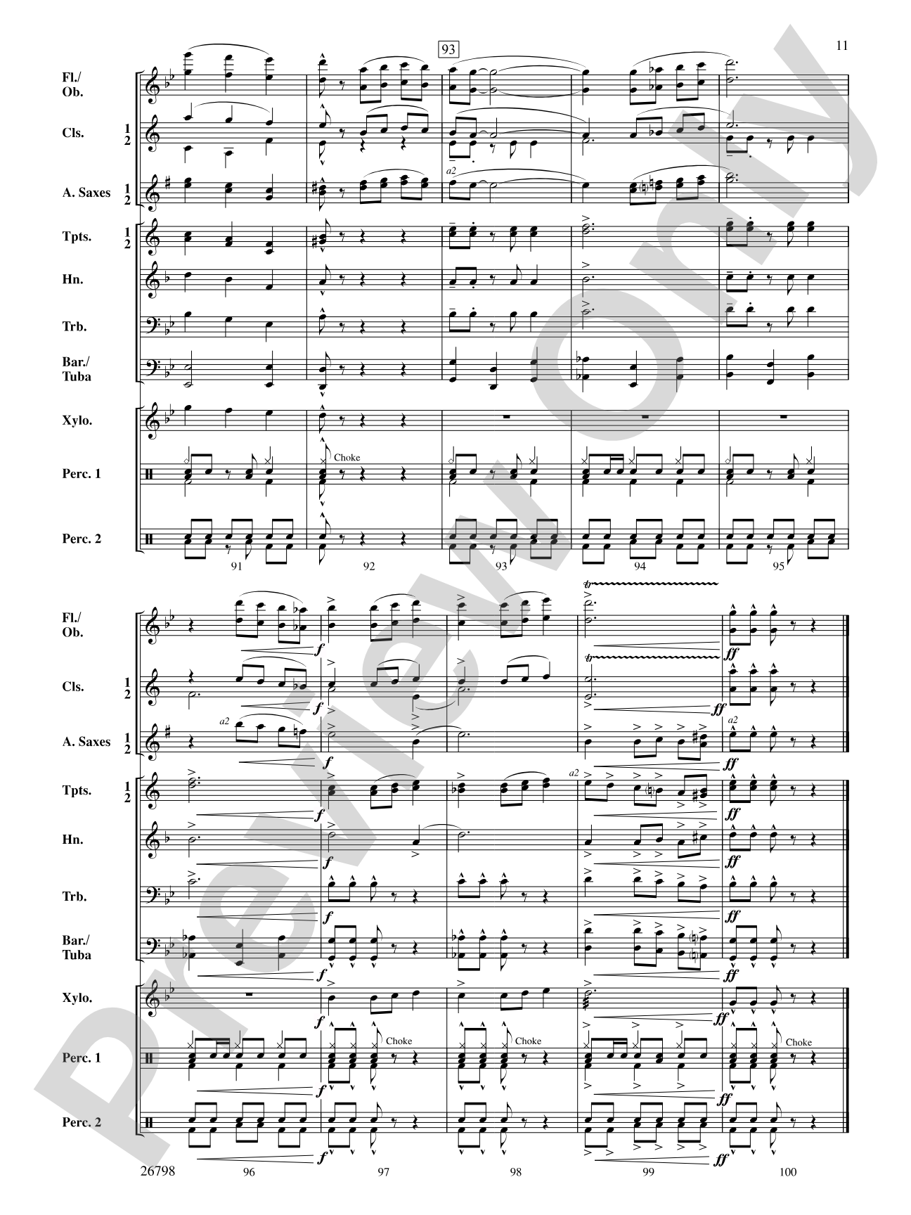 Misterioso: Concert Band Conductor Score & Parts