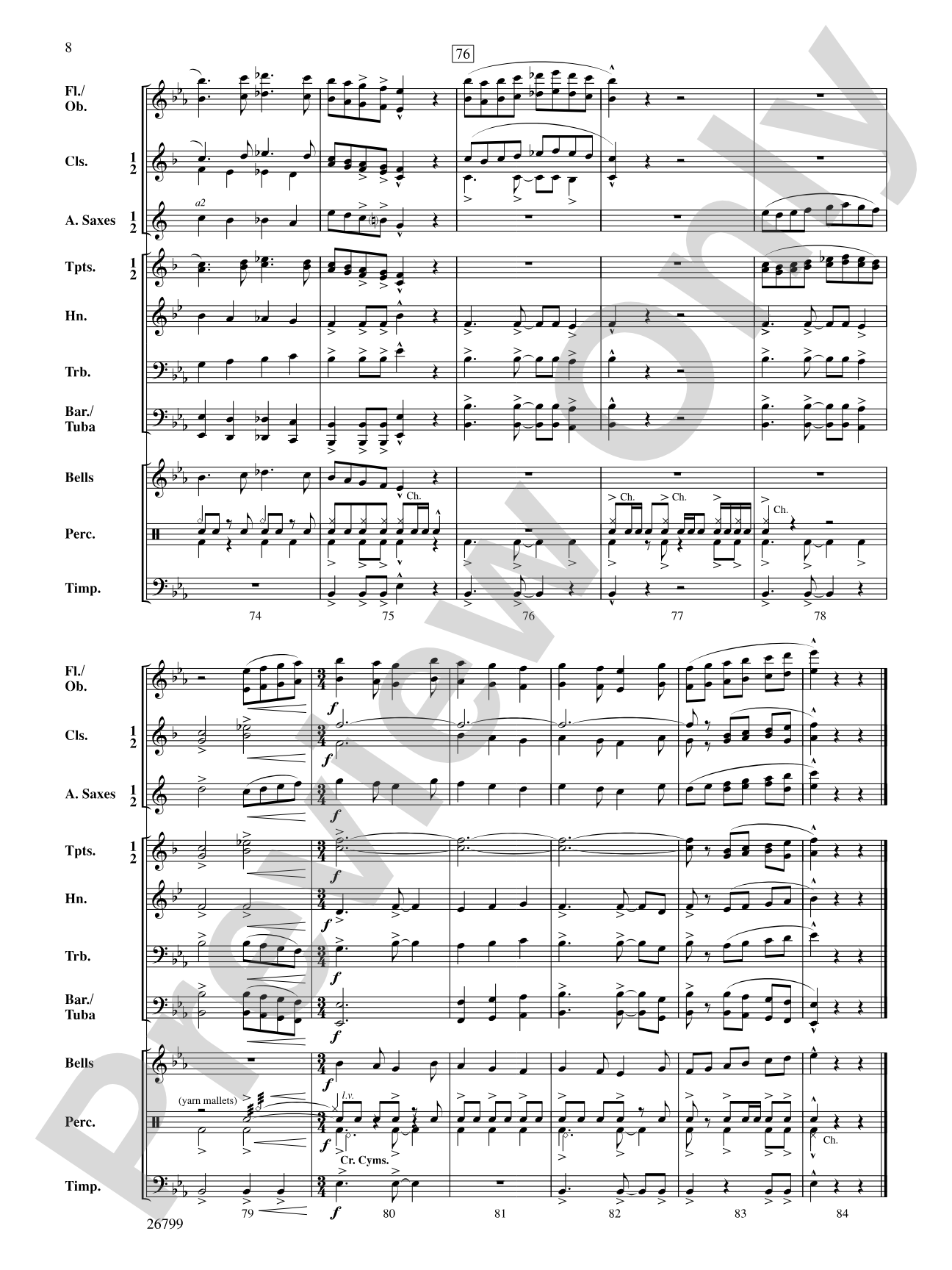 New Life Celebration: Concert Band Conductor Score & Parts