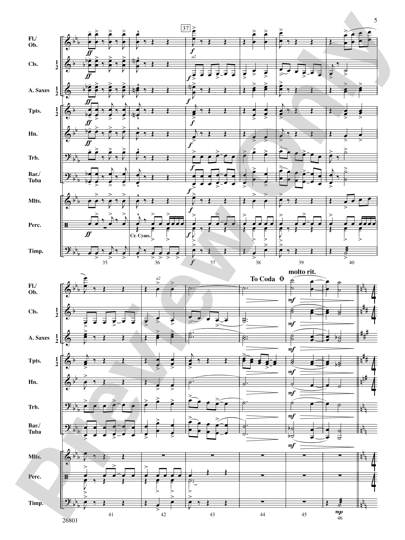 Albemarle Fantasy: Concert Band Conductor Score & Parts