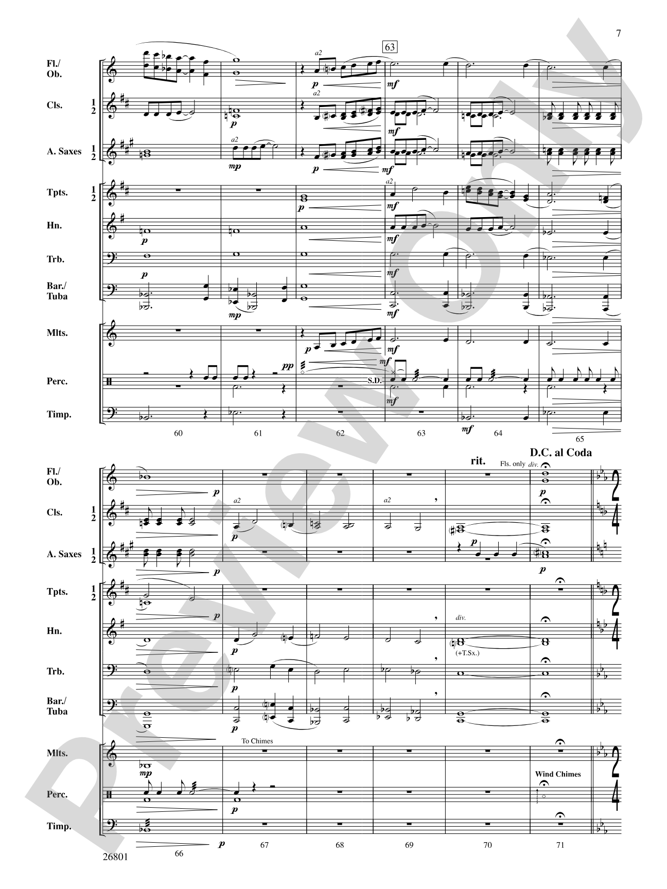 Albemarle Fantasy: Concert Band Conductor Score & Parts