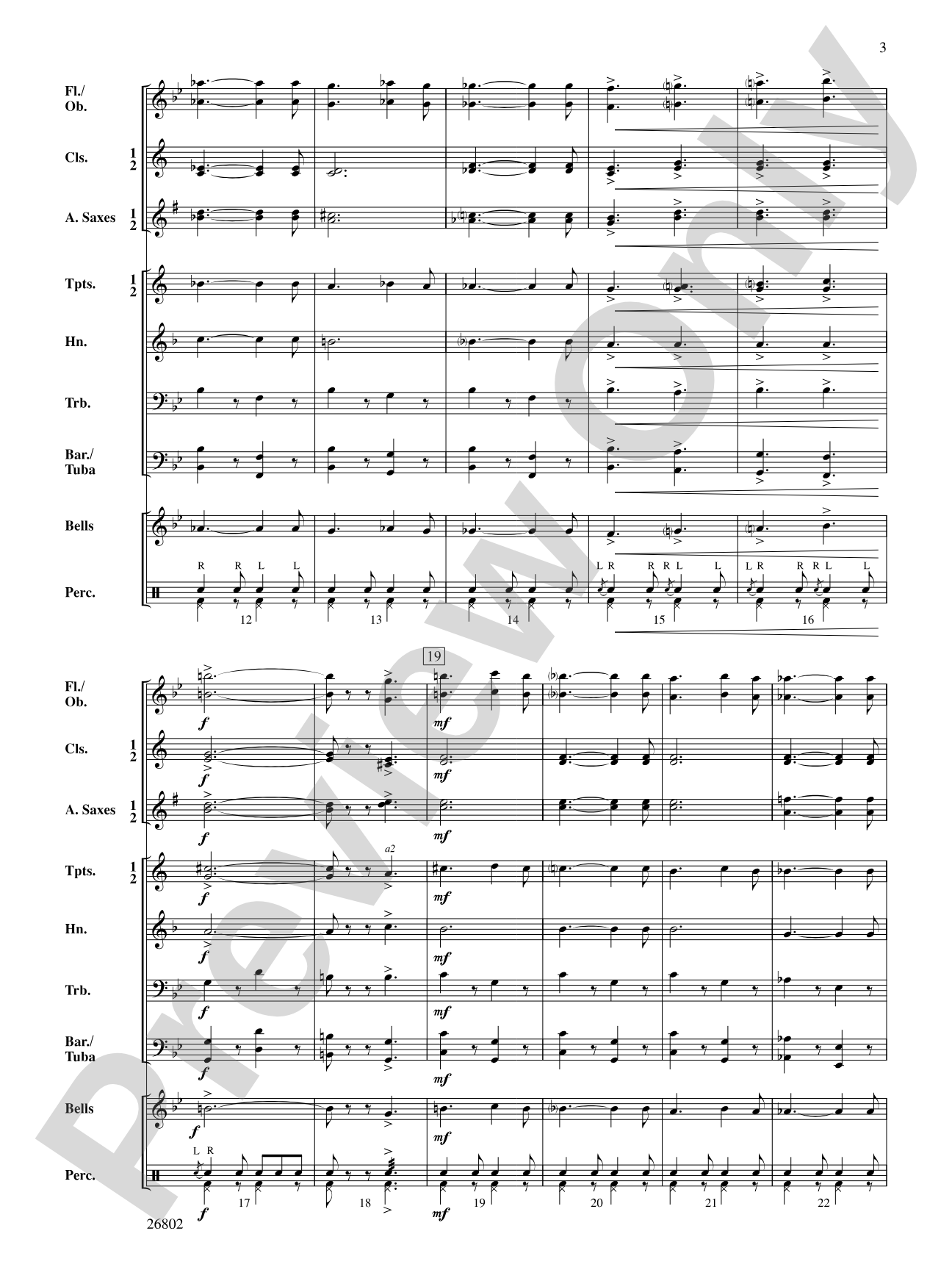 March Chromatica: Concert Band Conductor Score & Parts