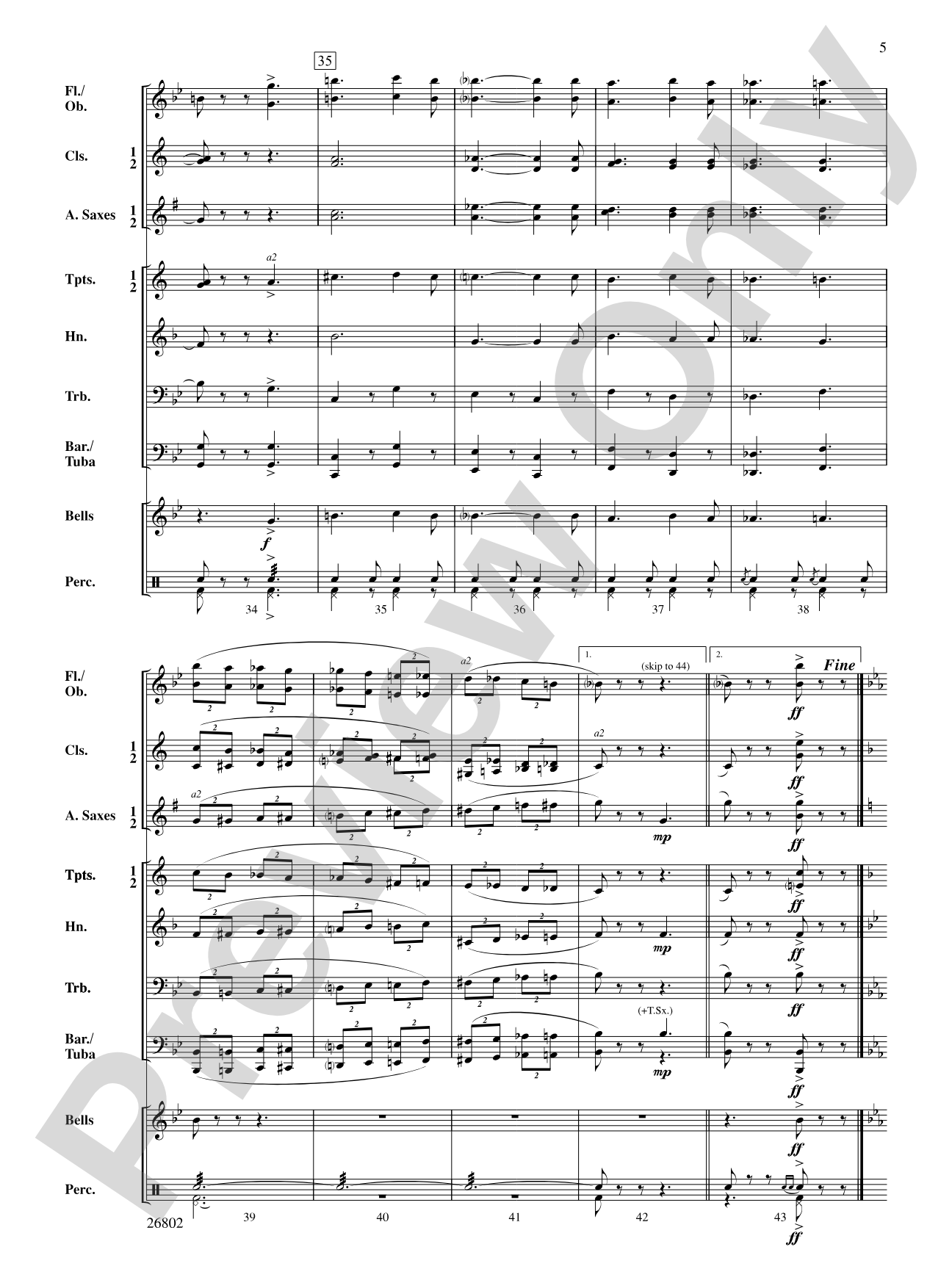 March Chromatica: Concert Band Conductor Score & Parts