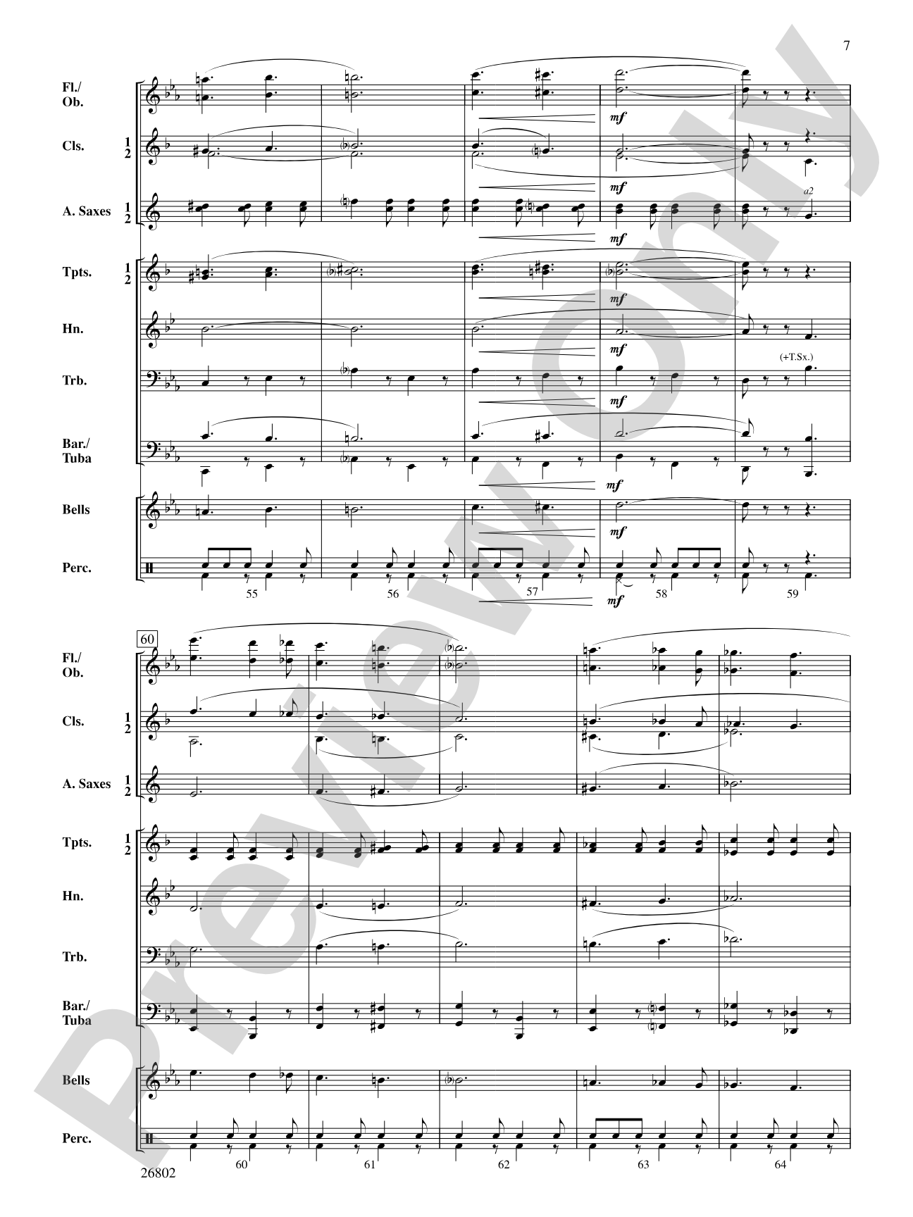 March Chromatica: Concert Band Conductor Score & Parts