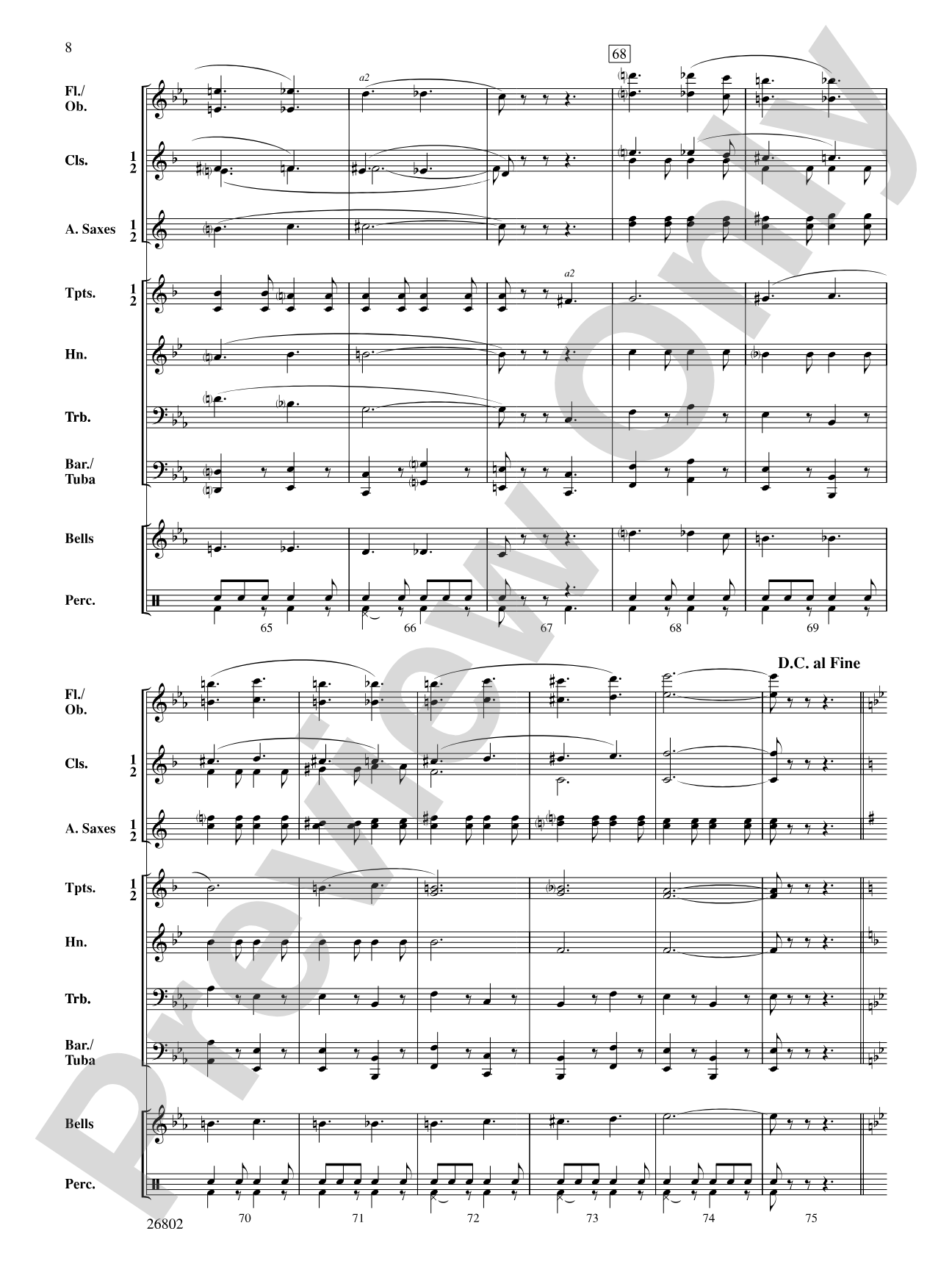 March Chromatica: Concert Band Conductor Score & Parts