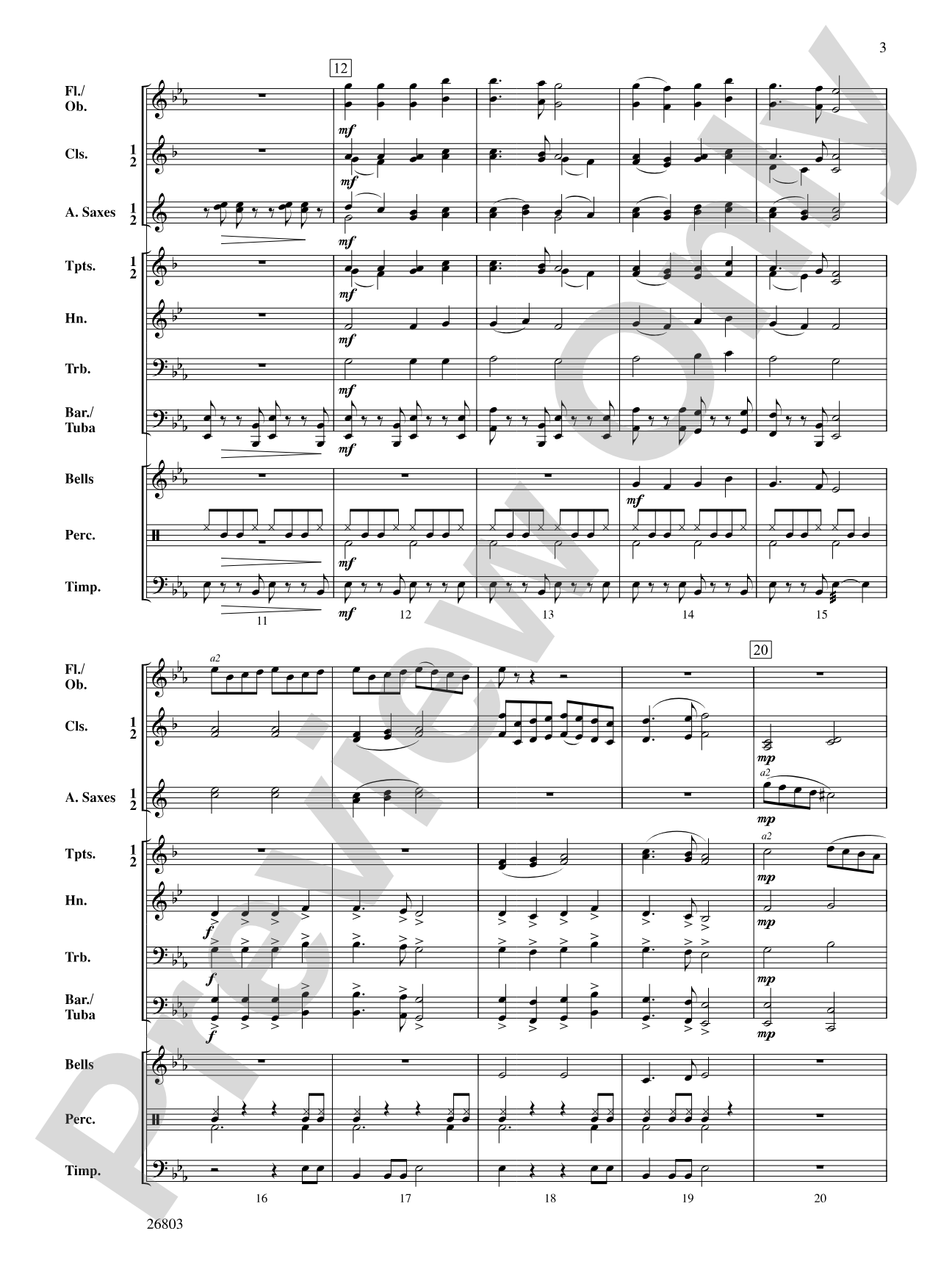 The Merry Christmas Machine: Concert Band Conductor Score & Parts