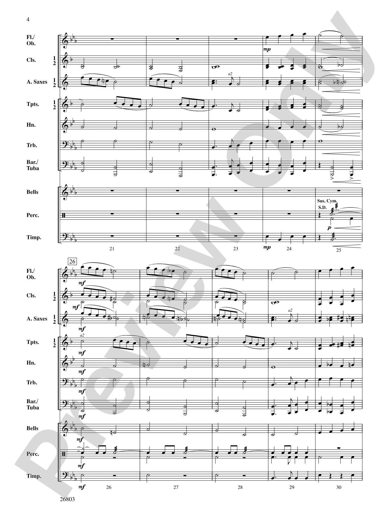 The Merry Christmas Machine: Concert Band Conductor Score & Parts