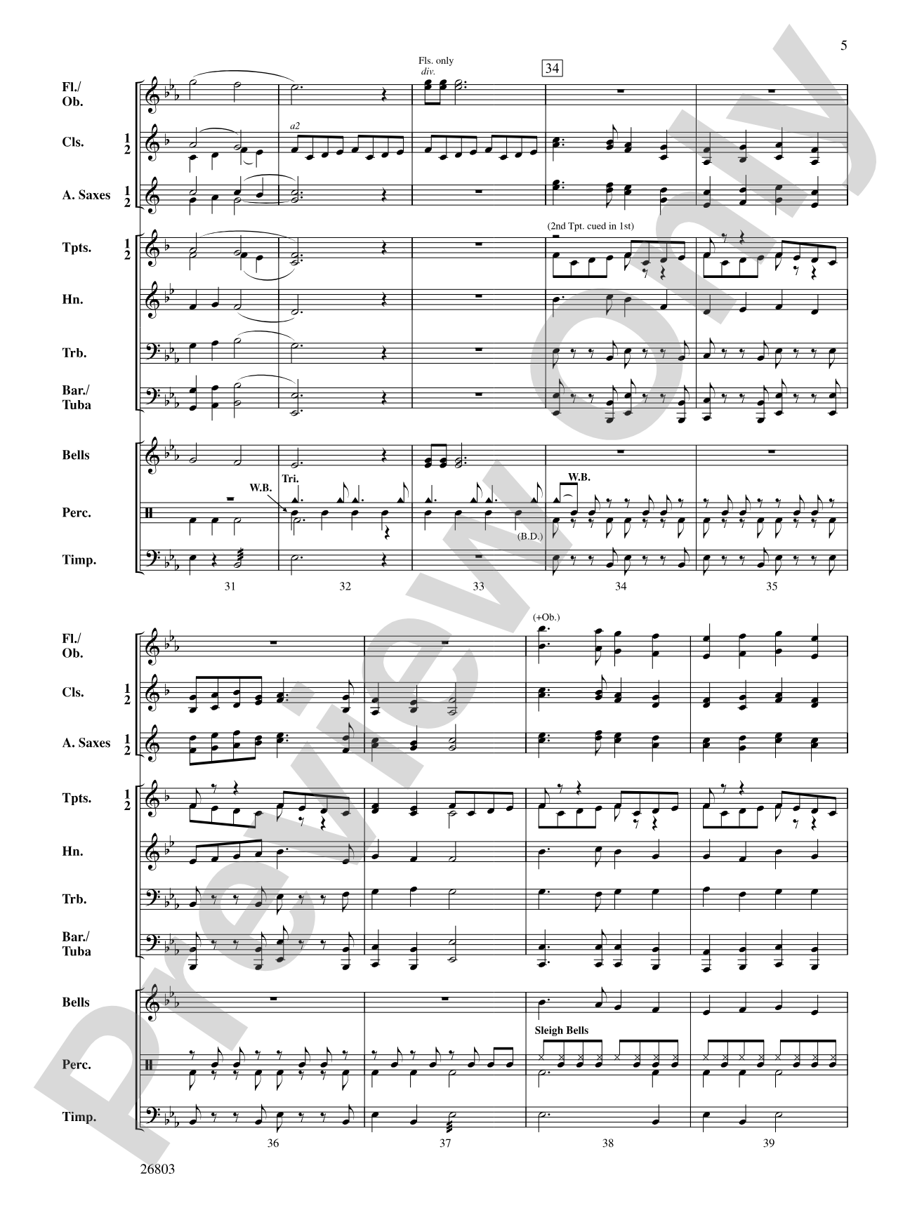 The Merry Christmas Machine: Concert Band Conductor Score & Parts