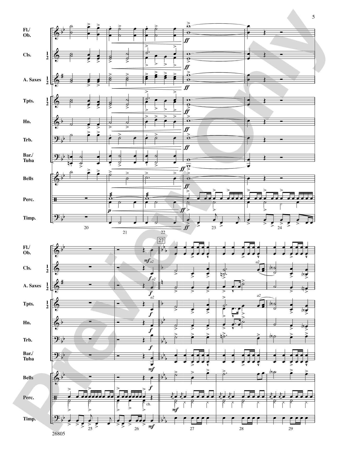 Integrity: Concert Band Conductor Score & Parts
