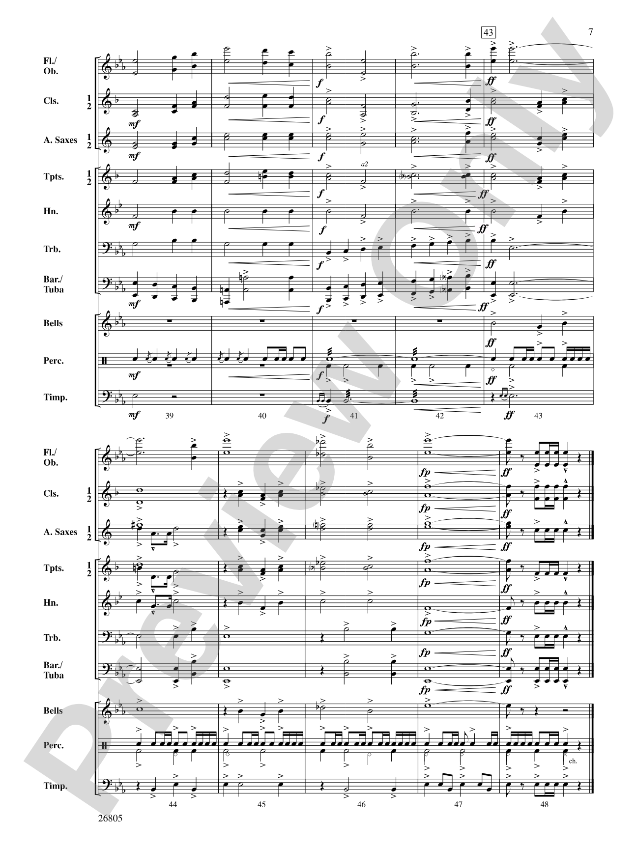 Integrity: Concert Band Conductor Score & Parts