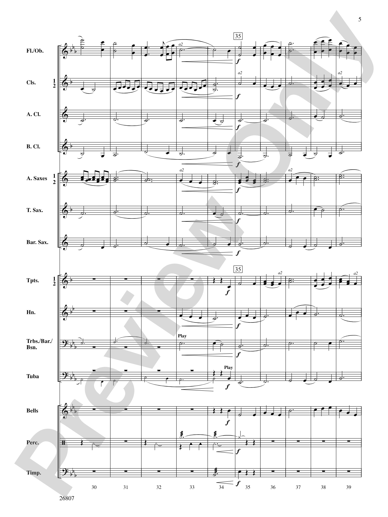 An Australian Sea Ballad: Concert Band Conductor Score & Parts