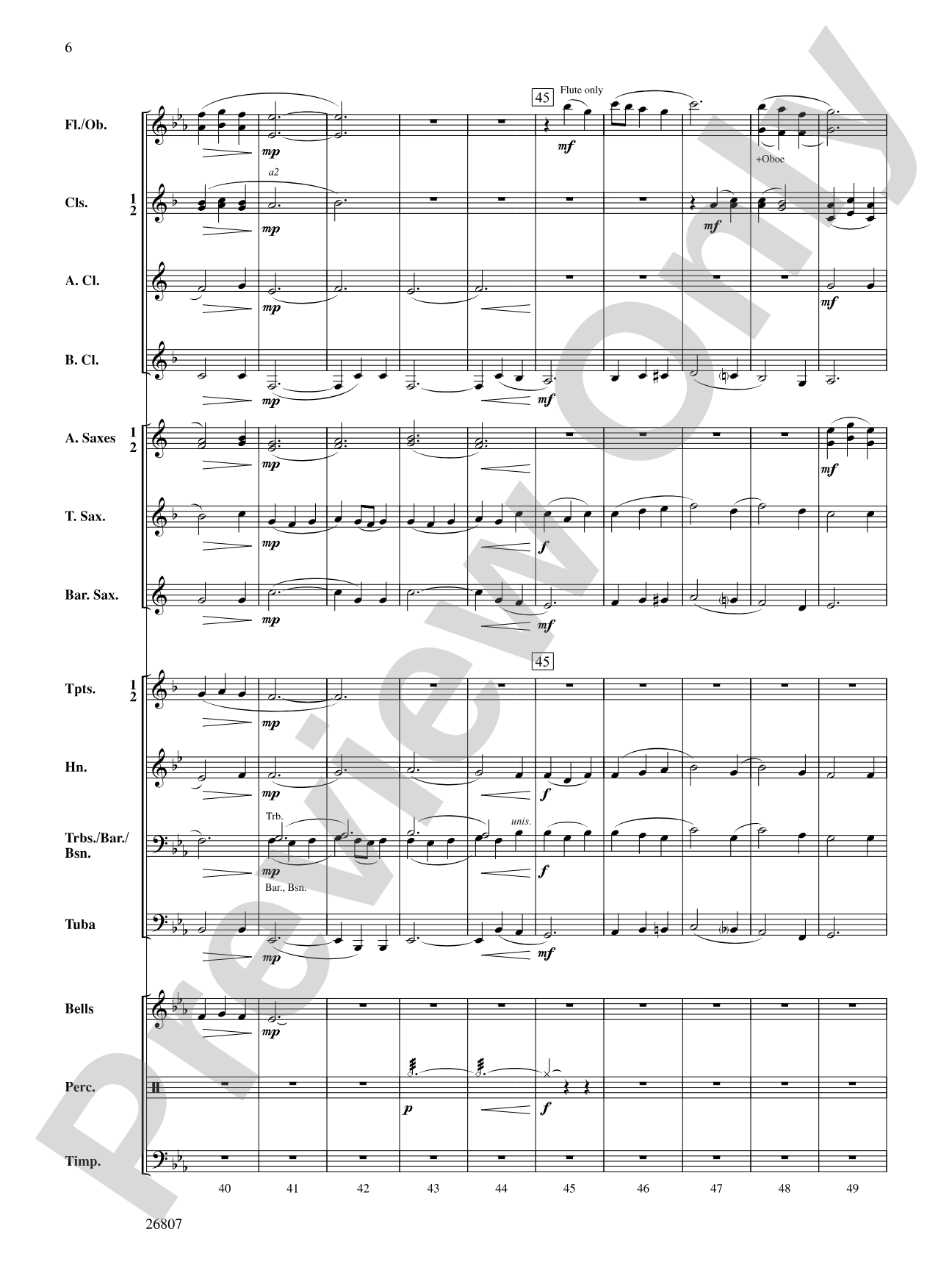 An Australian Sea Ballad: Concert Band Conductor Score & Parts