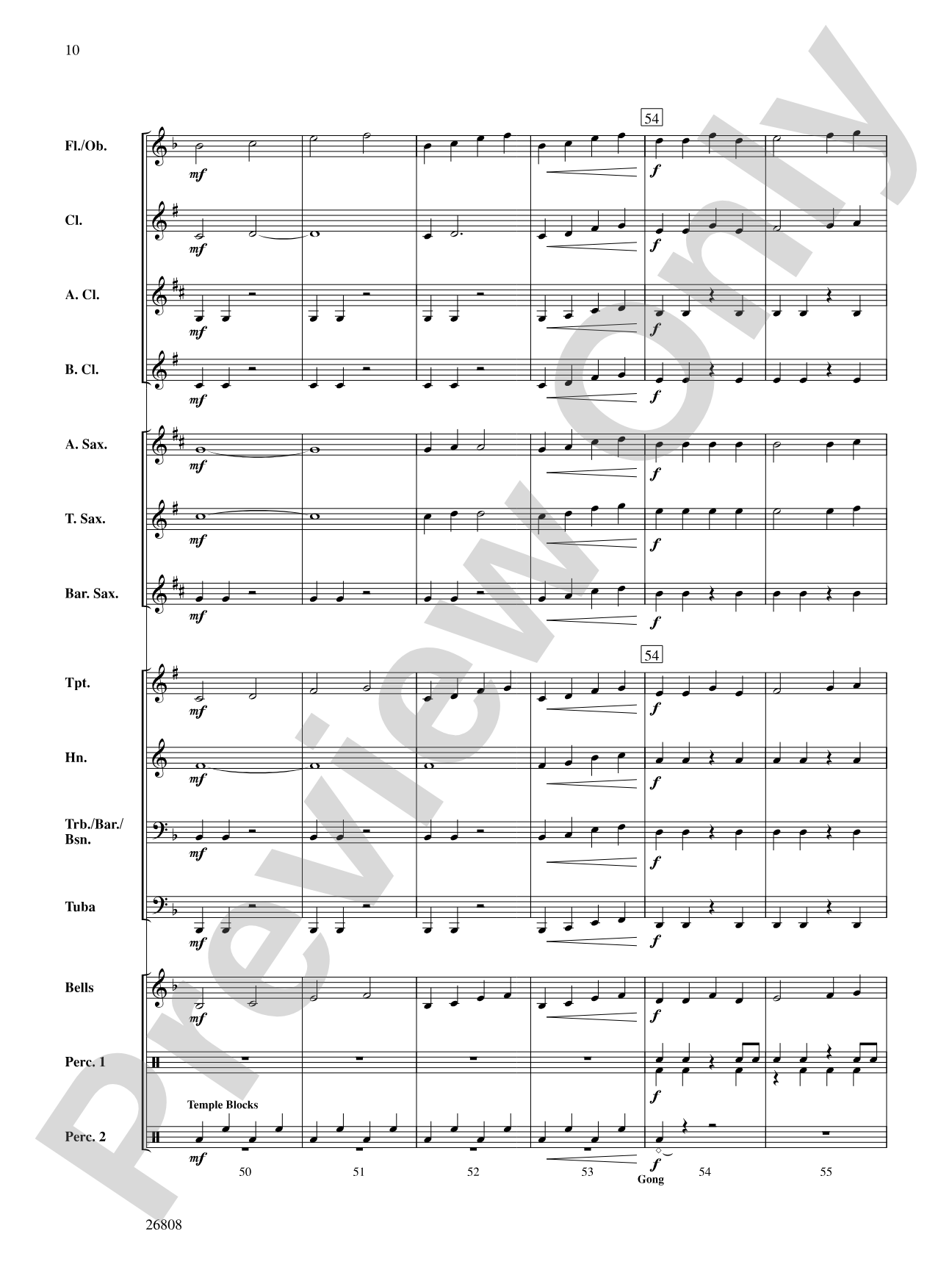 Defender of Time: Concert Band Conductor Score & Parts