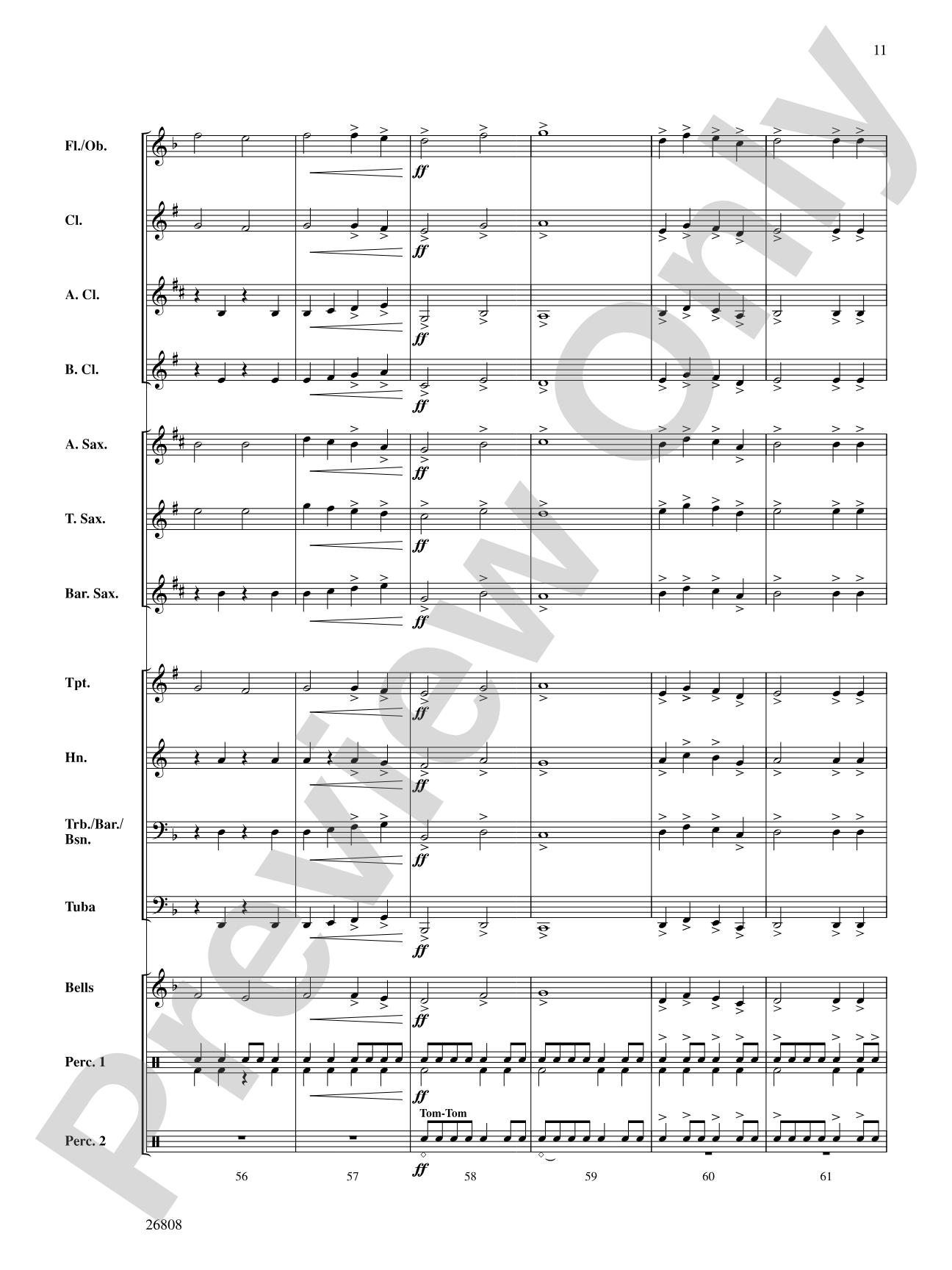 Defender of Time: Concert Band Conductor Score & Parts