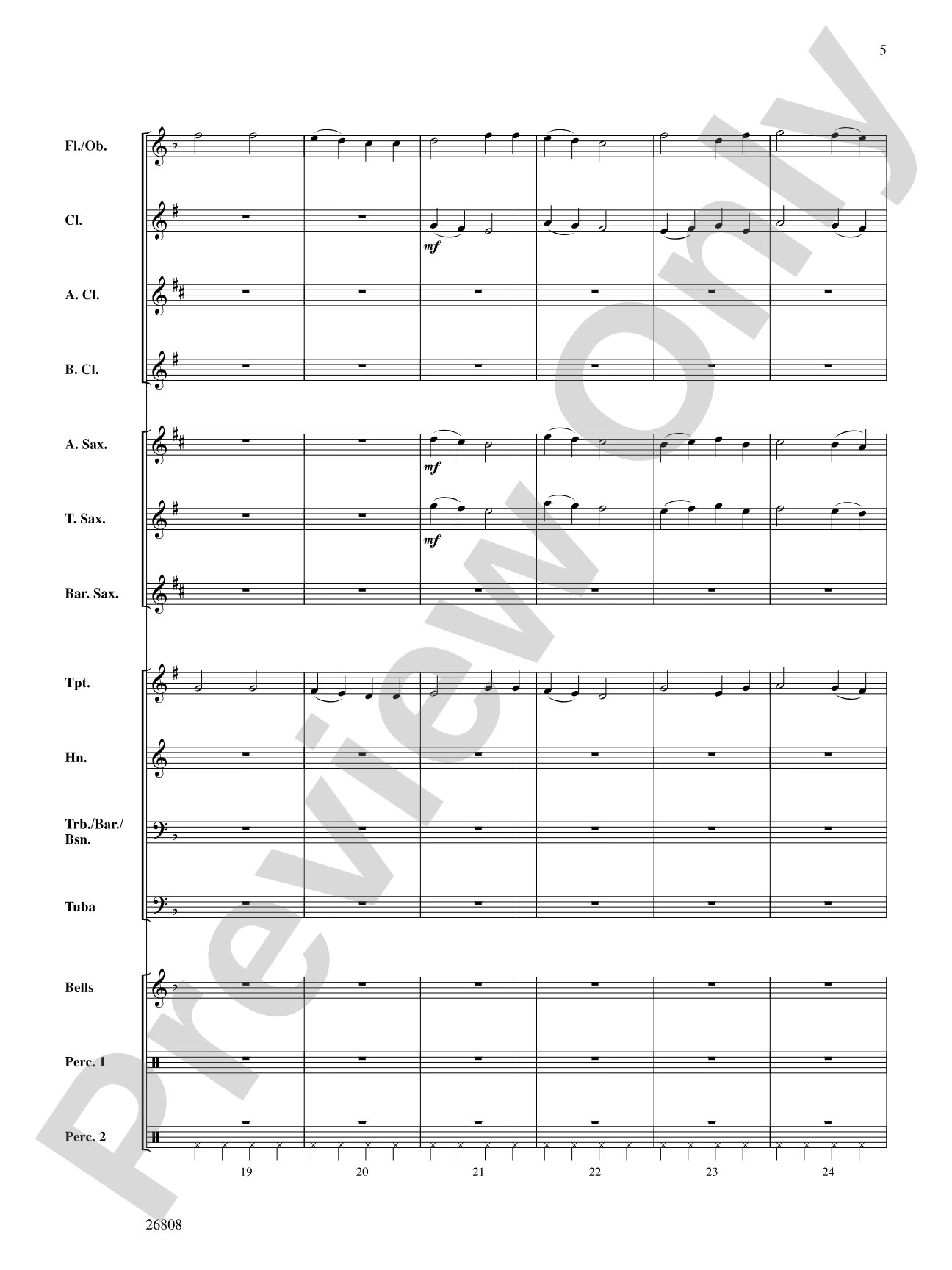 Defender of Time: Concert Band Conductor Score & Parts