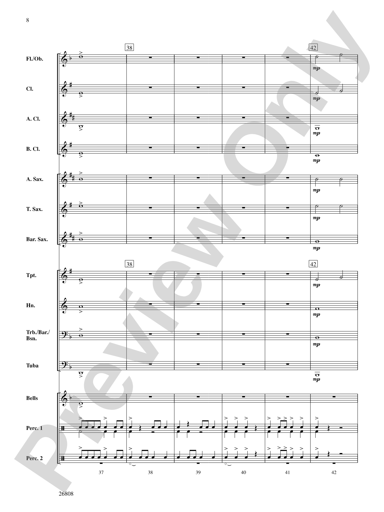 Defender of Time: Concert Band Conductor Score & Parts