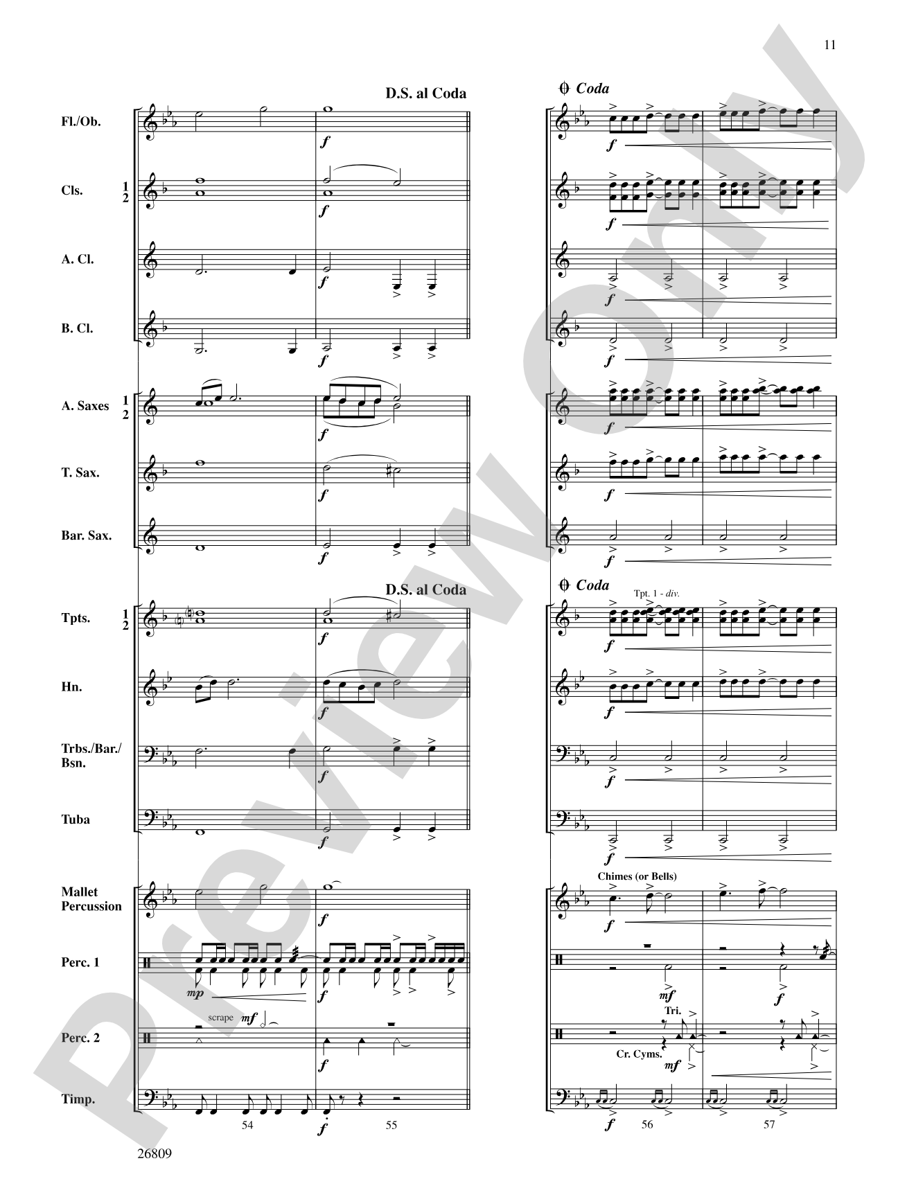 The Escape of the Shadow Men: Concert Band Conductor Score & Parts