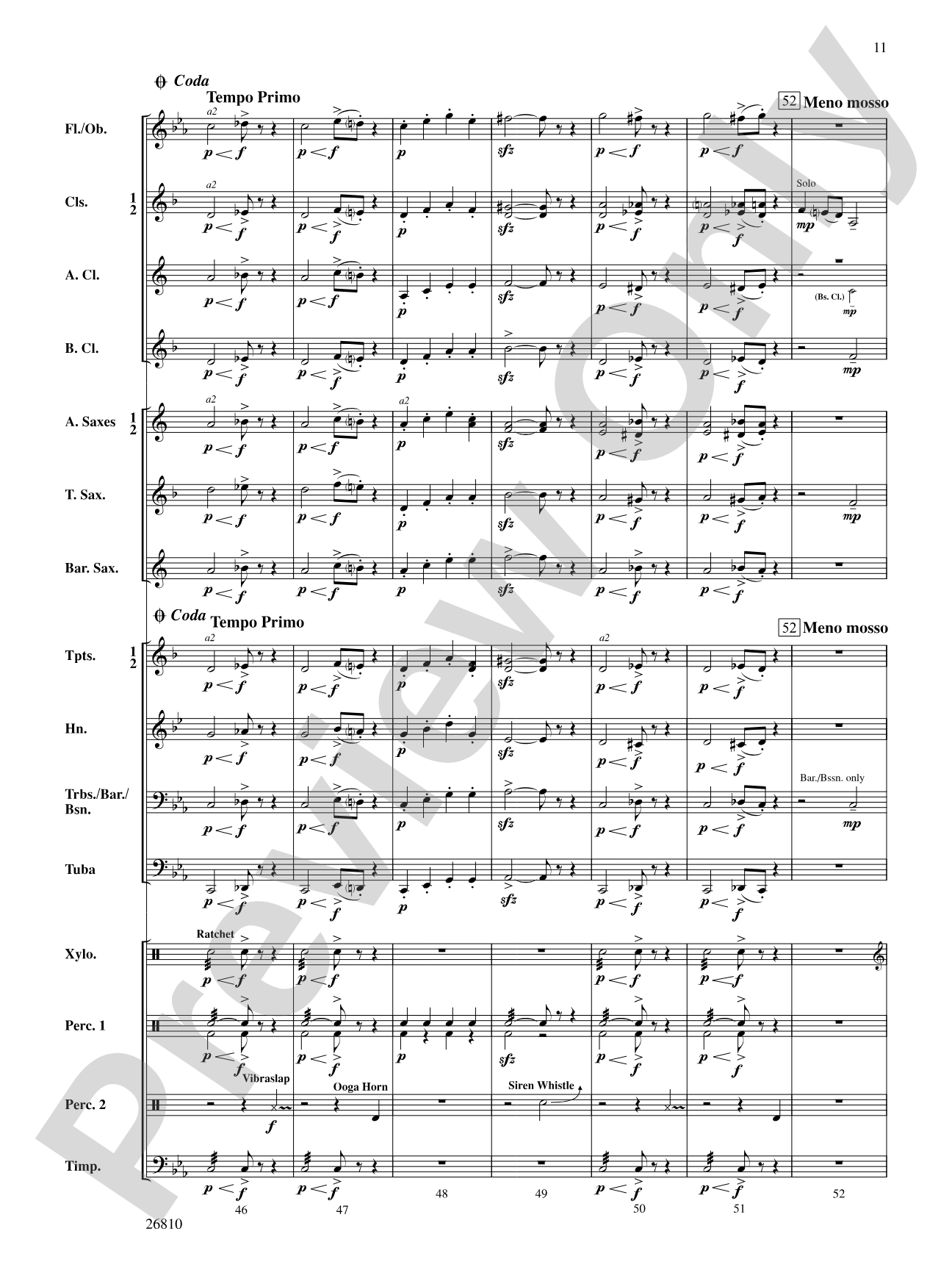 Ghosts in the Graveyard: Concert Band Conductor Score & Parts