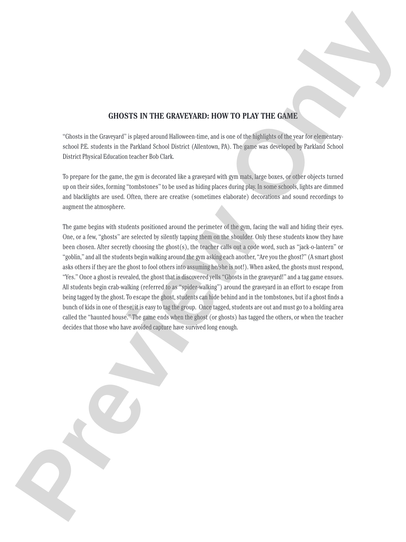 Ghosts in the Graveyard: Concert Band Conductor Score & Parts