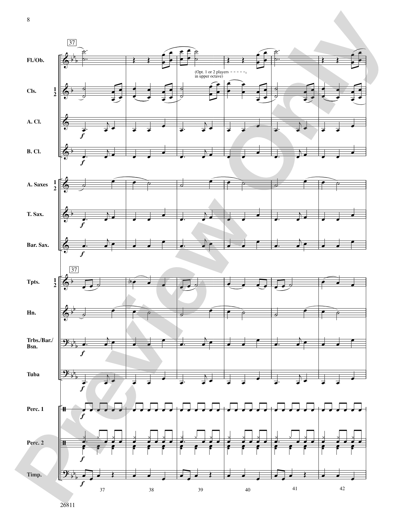 Mysteries of the Kalahari: Concert Band Conductor Score & Parts