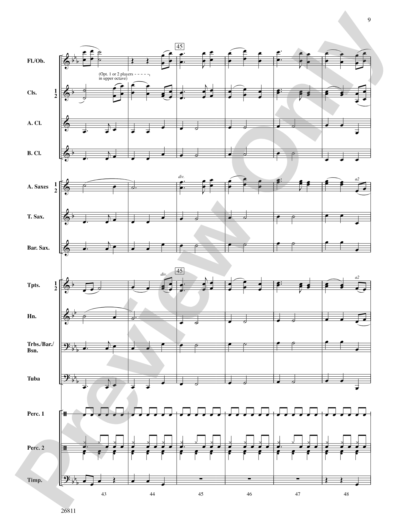 Mysteries of the Kalahari: Concert Band Conductor Score & Parts