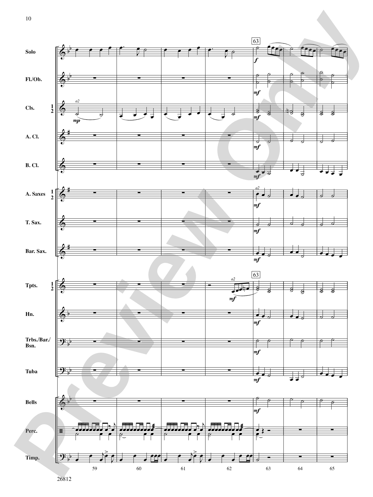 Three Carols for a Celebration: Concert Band Conductor Score & Parts