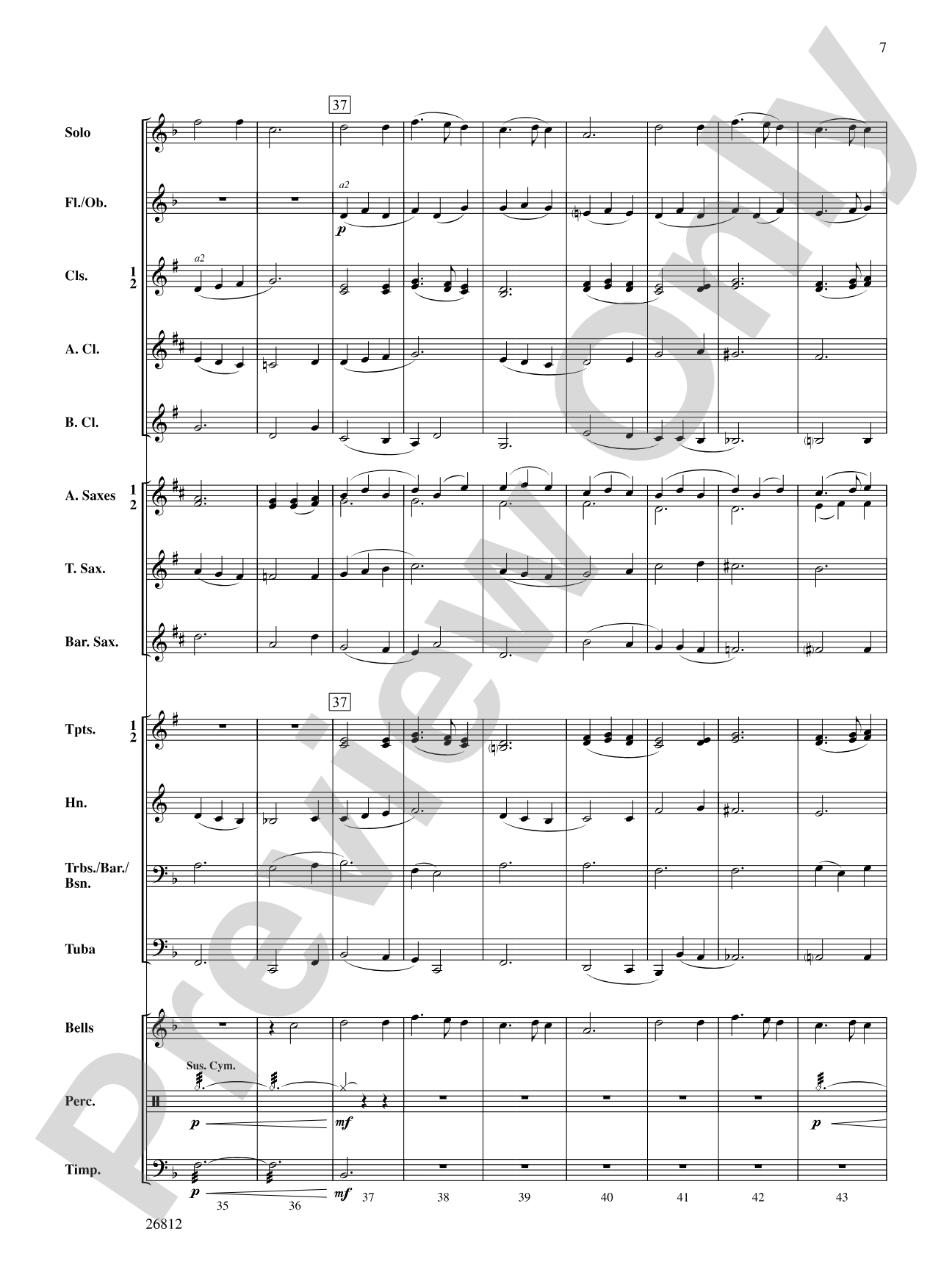 Three Carols for a Celebration: Concert Band Conductor Score & Parts
