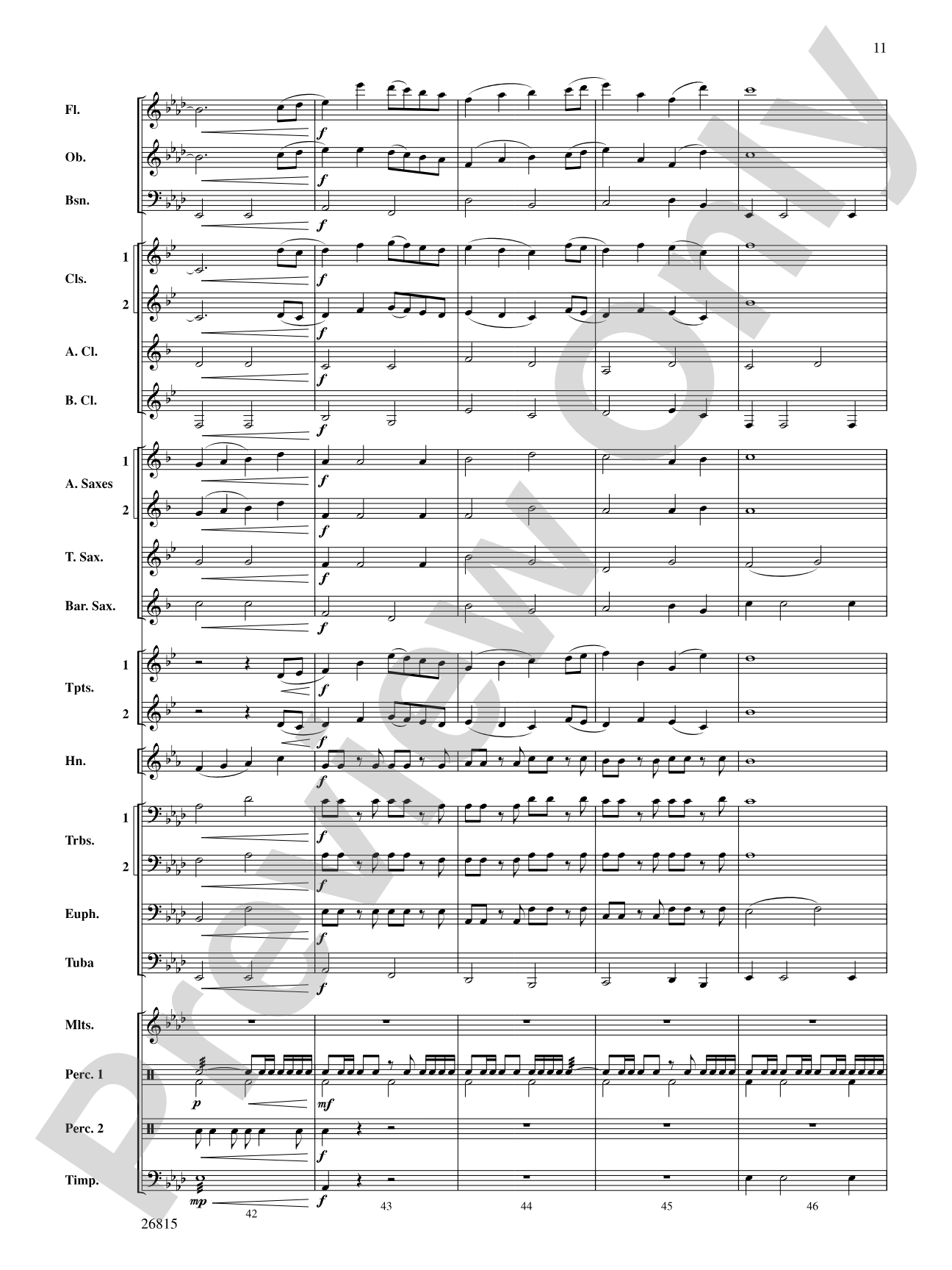 The Mystery of Duffy's Cut: Concert Band Conductor Score & Parts
