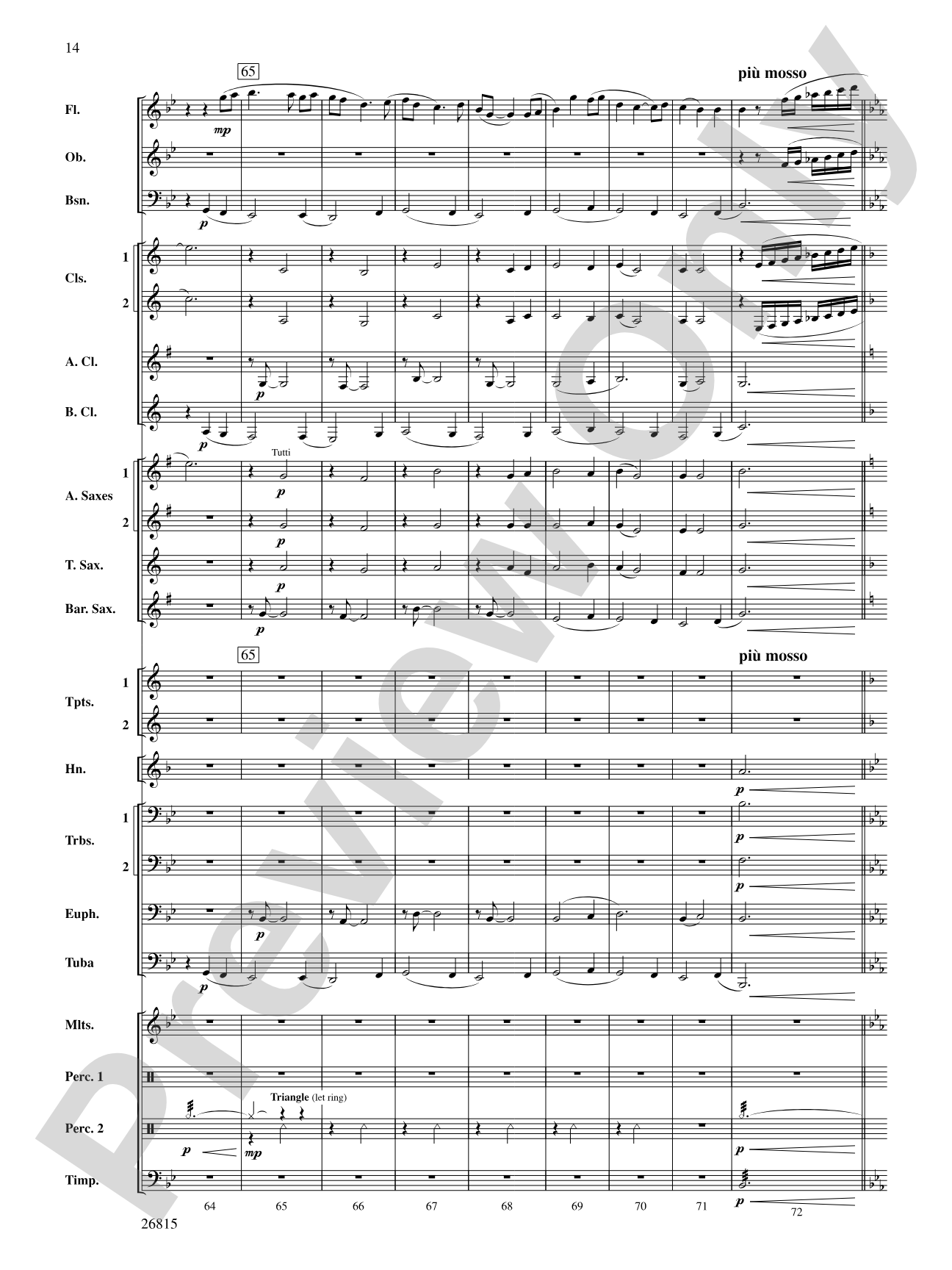 The Mystery of Duffy's Cut: Concert Band Conductor Score & Parts