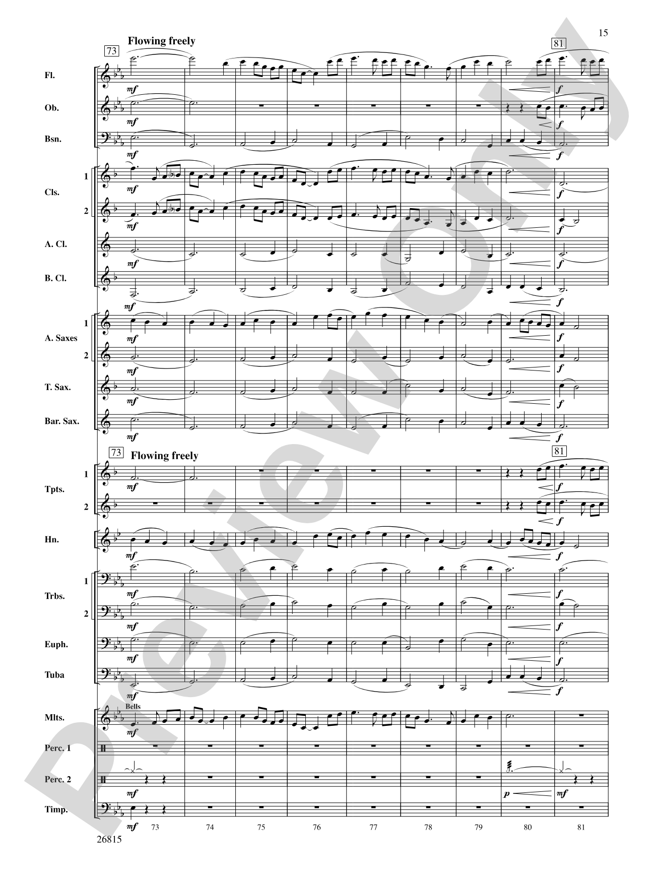 The Mystery of Duffy's Cut: Concert Band Conductor Score & Parts