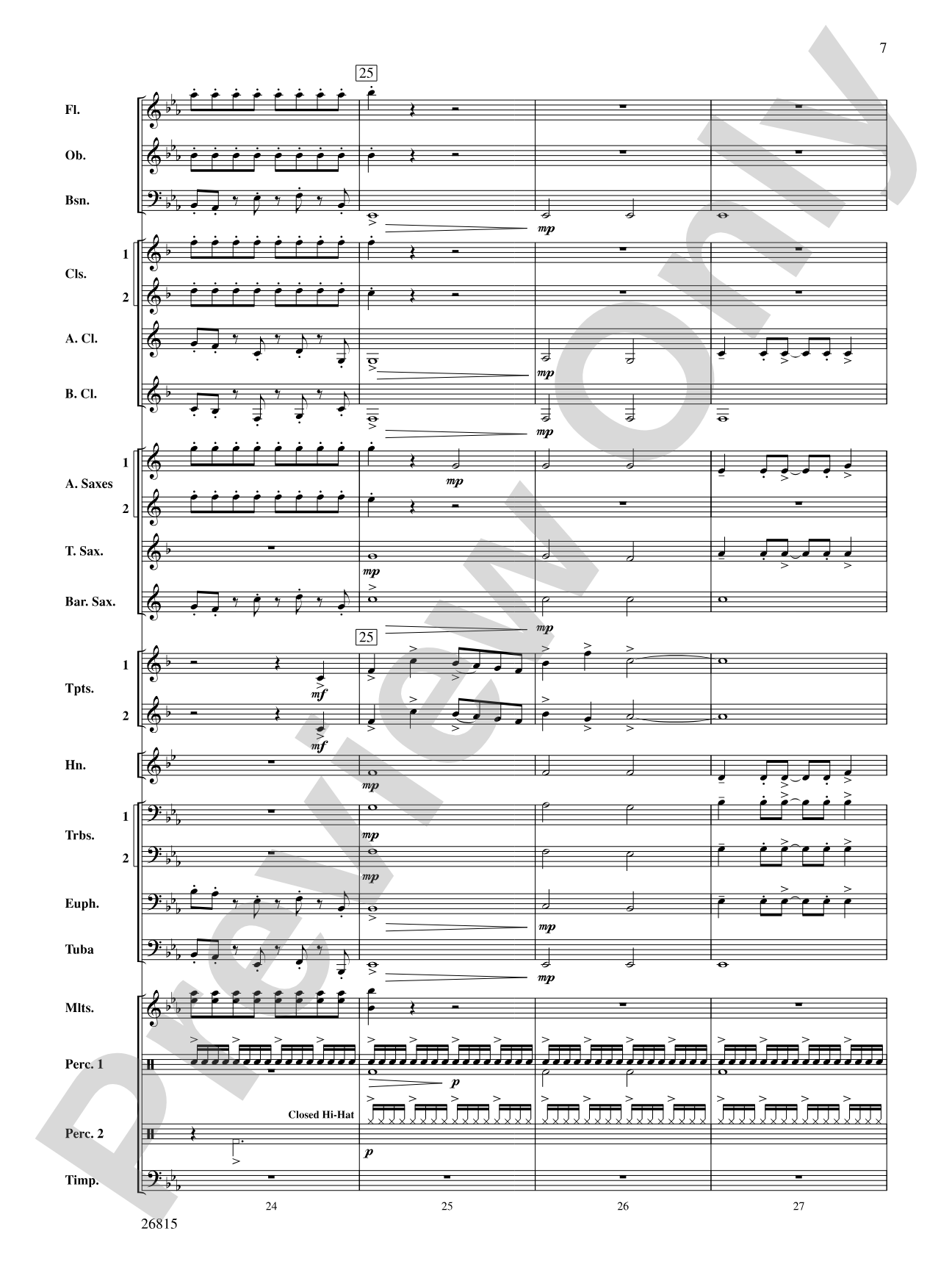 The Mystery of Duffy's Cut: Concert Band Conductor Score & Parts