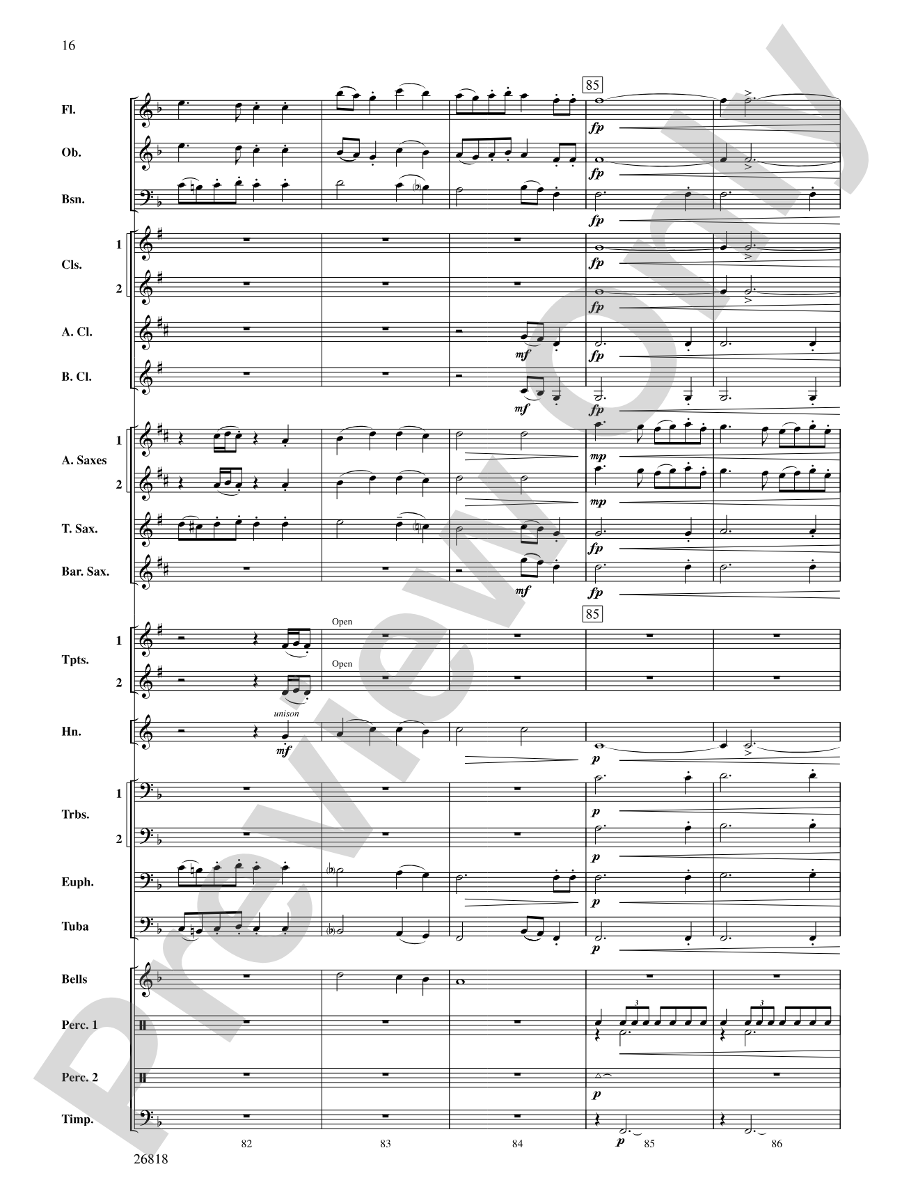 A Cambridge Carol: Concert Band Conductor Score & Parts