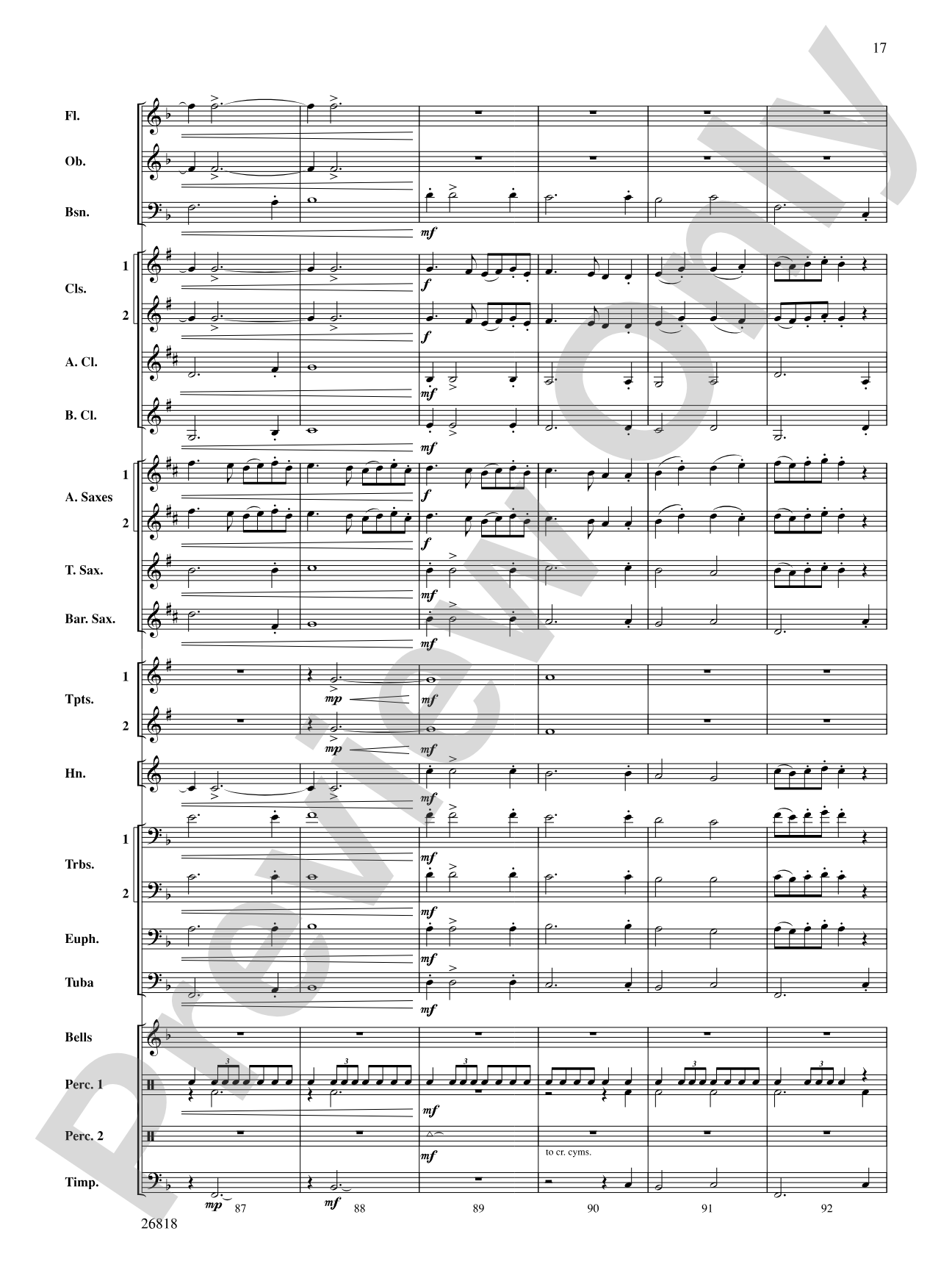 A Cambridge Carol: Concert Band Conductor Score & Parts