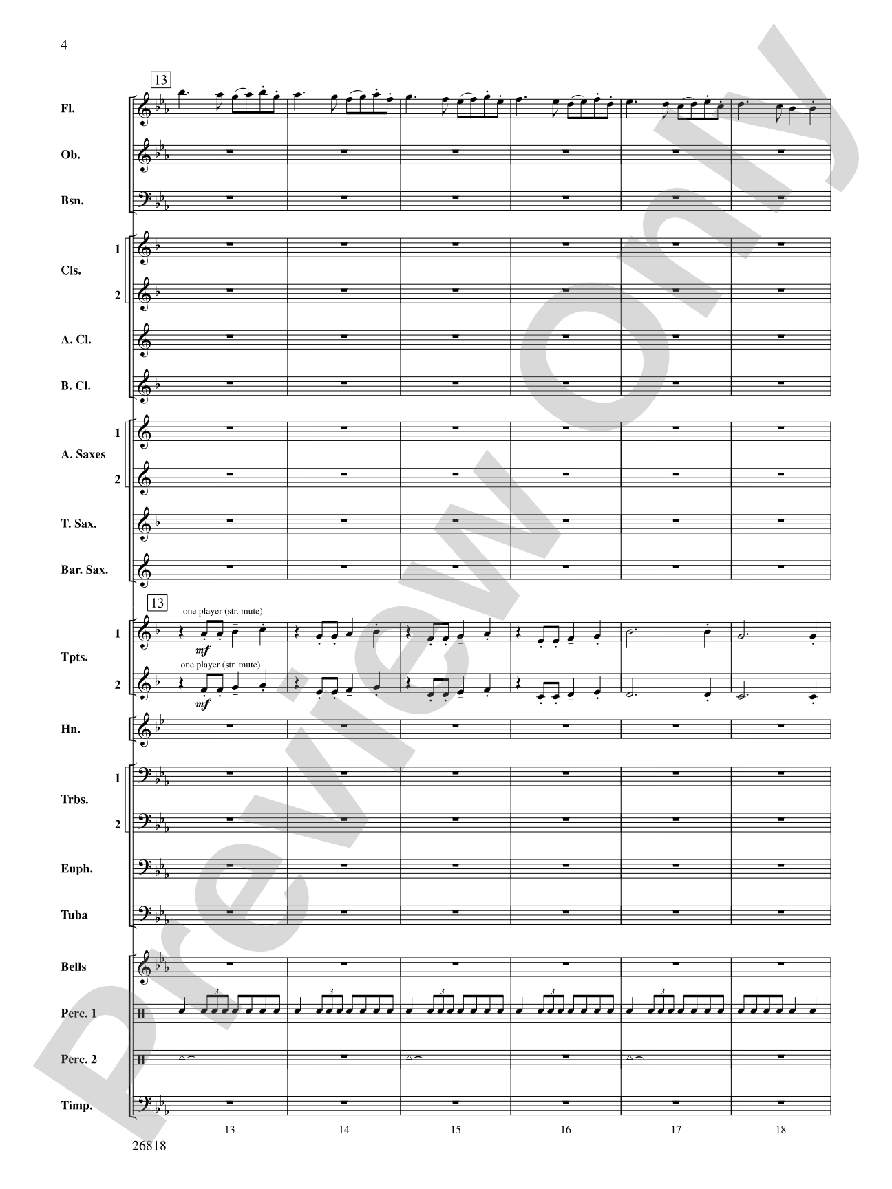 A Cambridge Carol: Concert Band Conductor Score & Parts