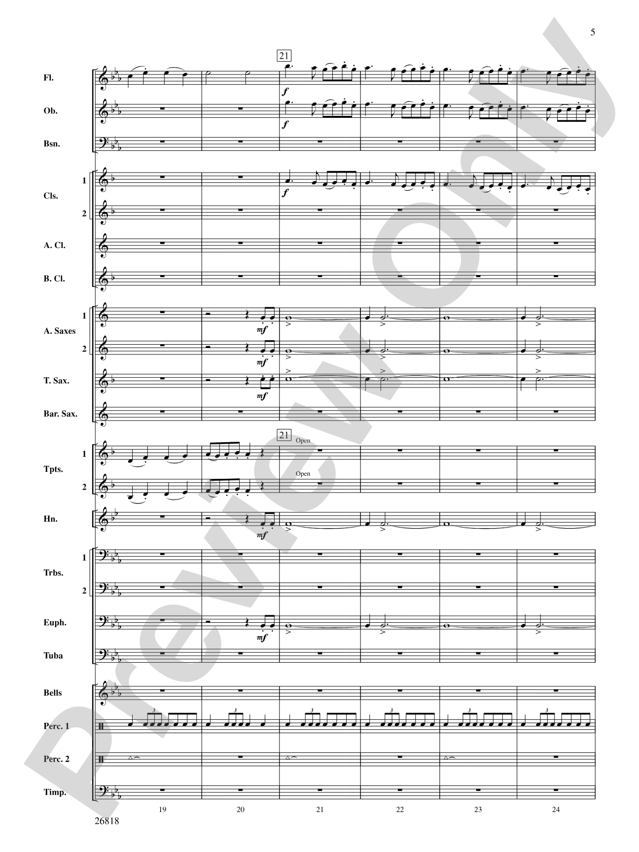 A Cambridge Carol: Concert Band Conductor Score & Parts