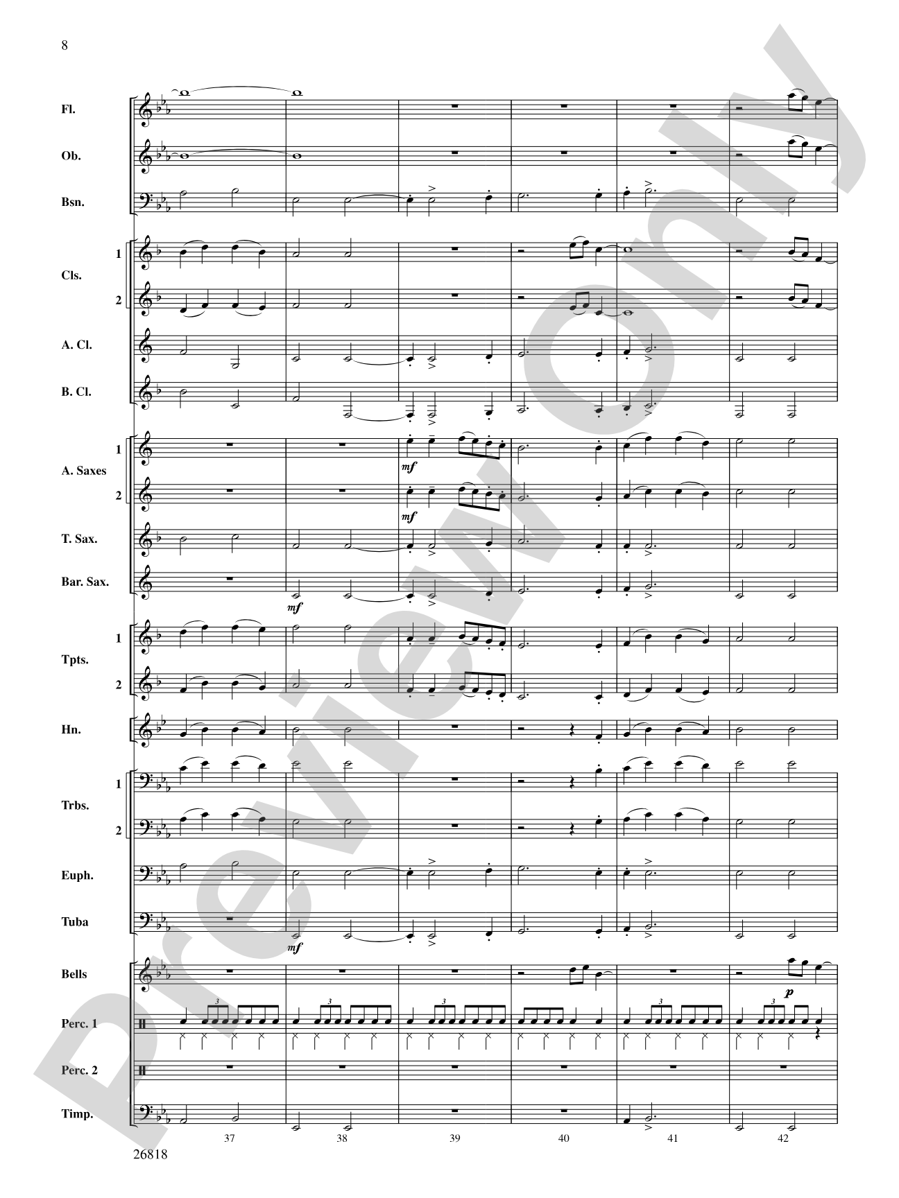 A Cambridge Carol: Concert Band Conductor Score & Parts