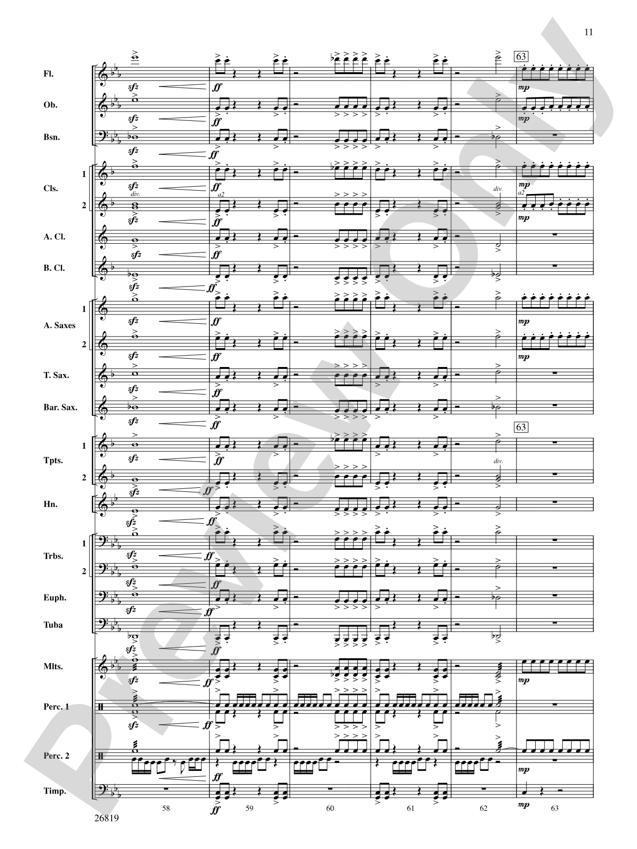 Algorhythms: Concert Band Conductor Score & Parts