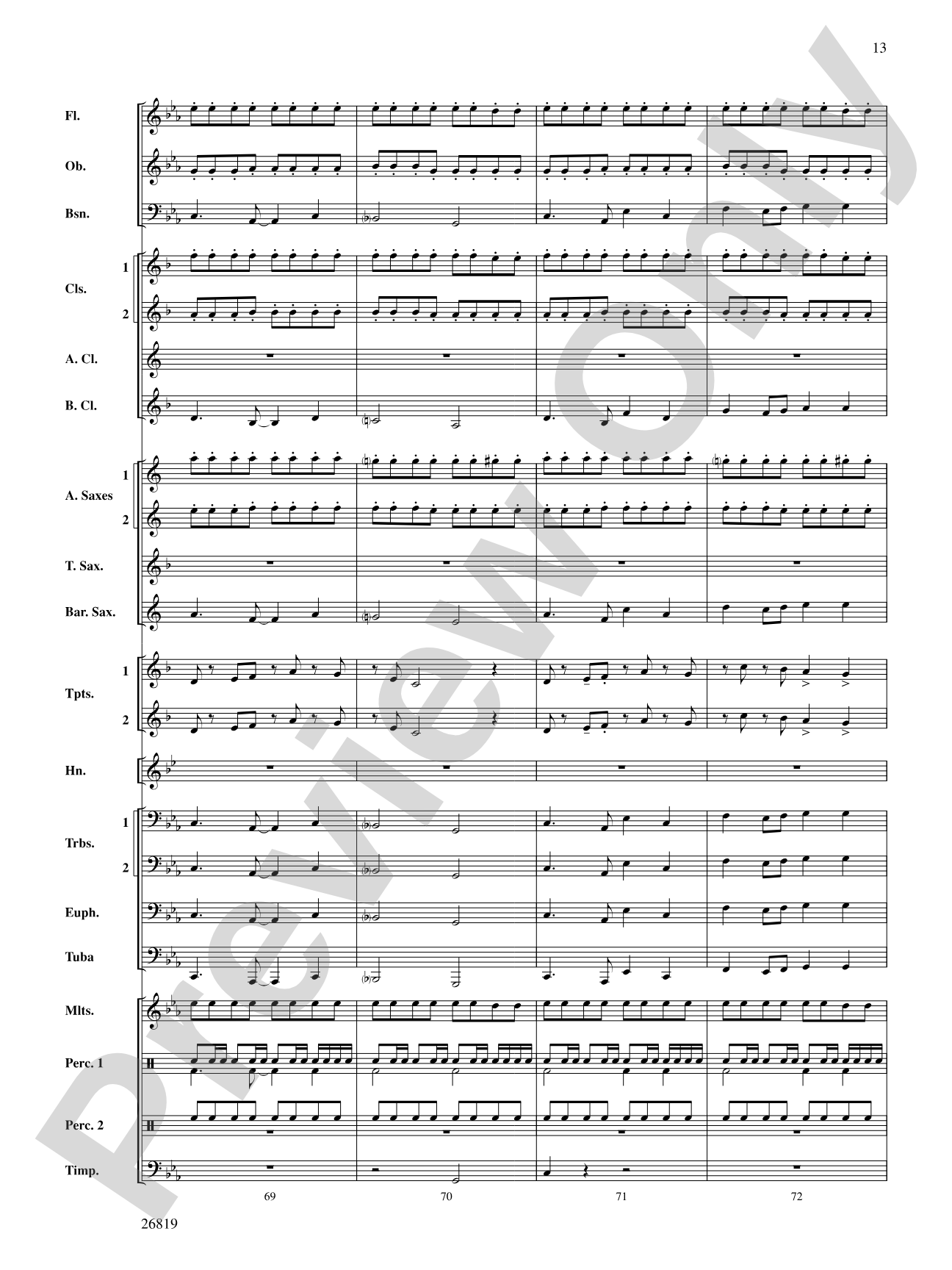 Algorhythms: Concert Band Conductor Score & Parts